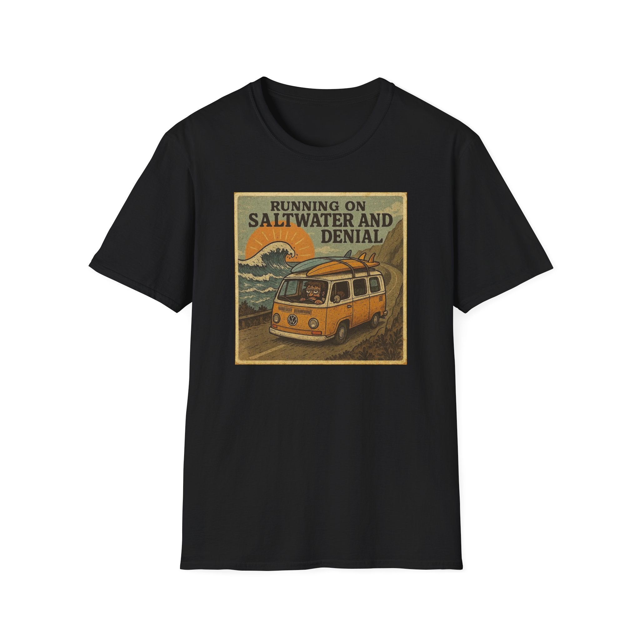 Running on Saltwater and Denial T-Shirt