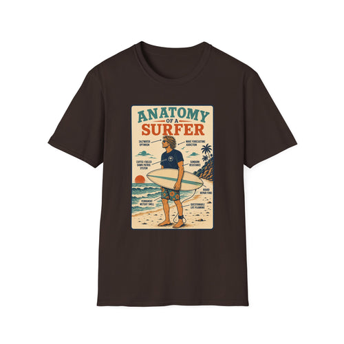 Anatomy of a Surfer T-Shirt