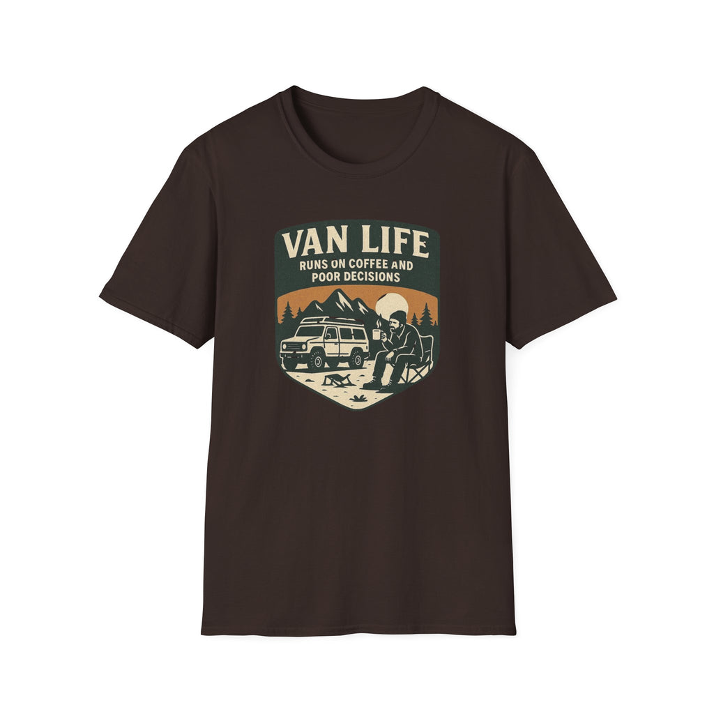 Van Life Runs on Coffee T-Shirt