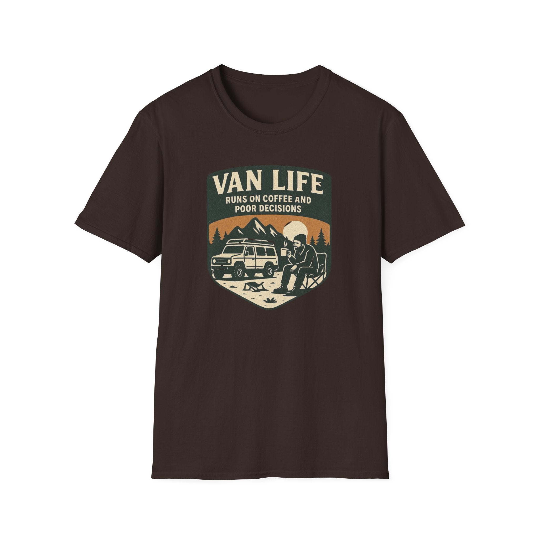 Van Life Runs on Coffee T-Shirt