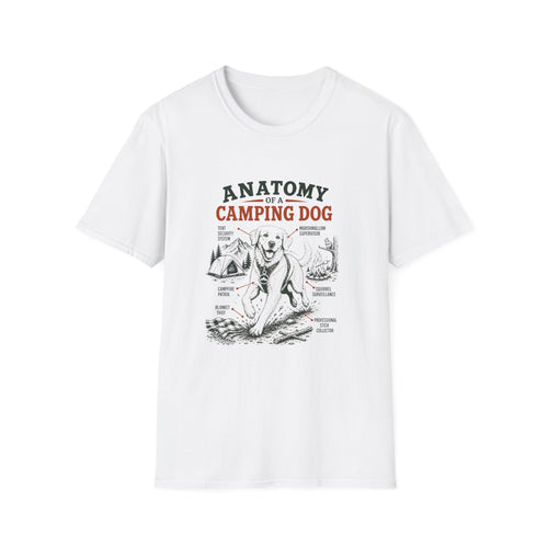 Anatomy of a camping dog T-Shirt