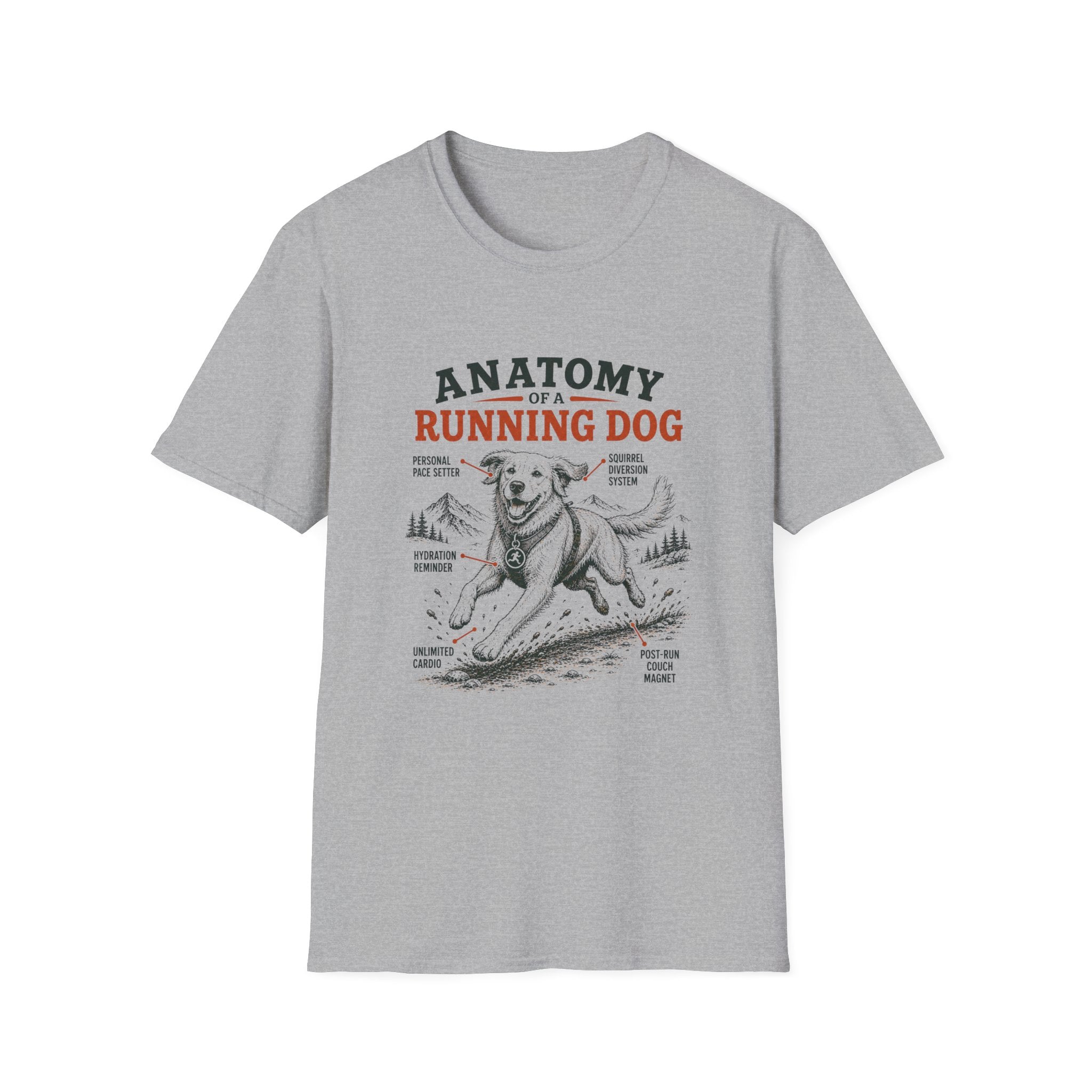 Anatomy of a running dog T-Shirt