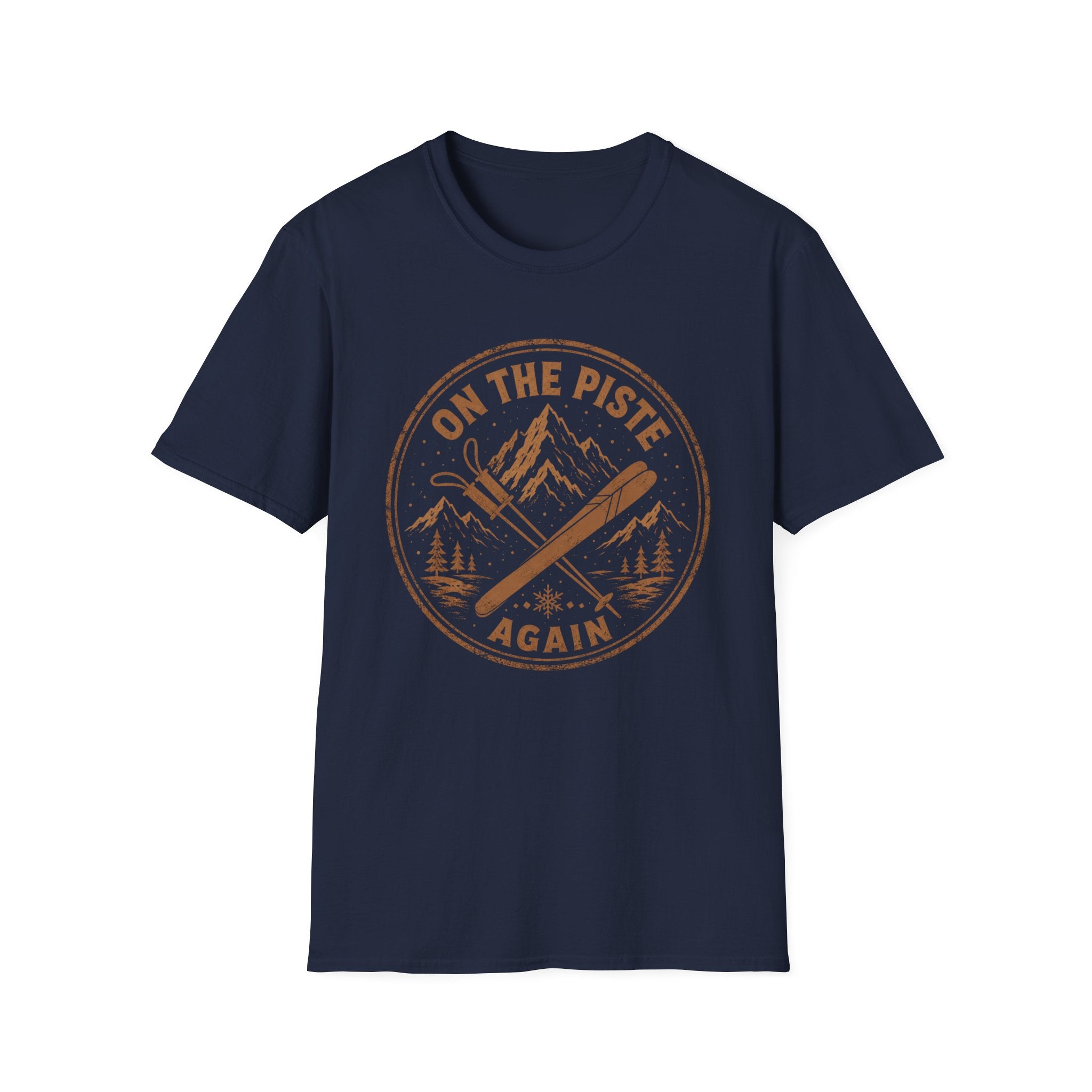 On The Piste Again Brown T-Shirt