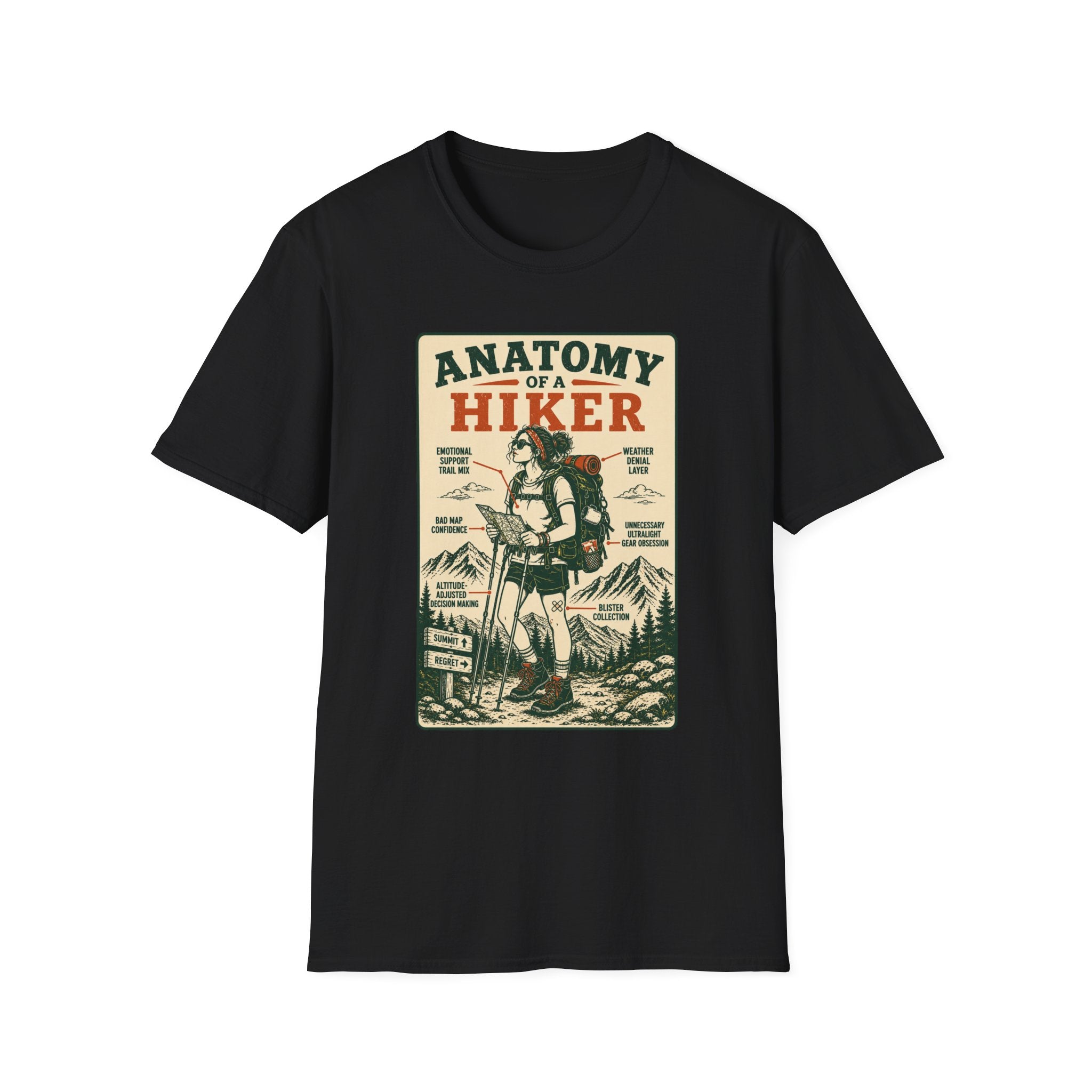 Anatomy of a Hiker T-Shirt