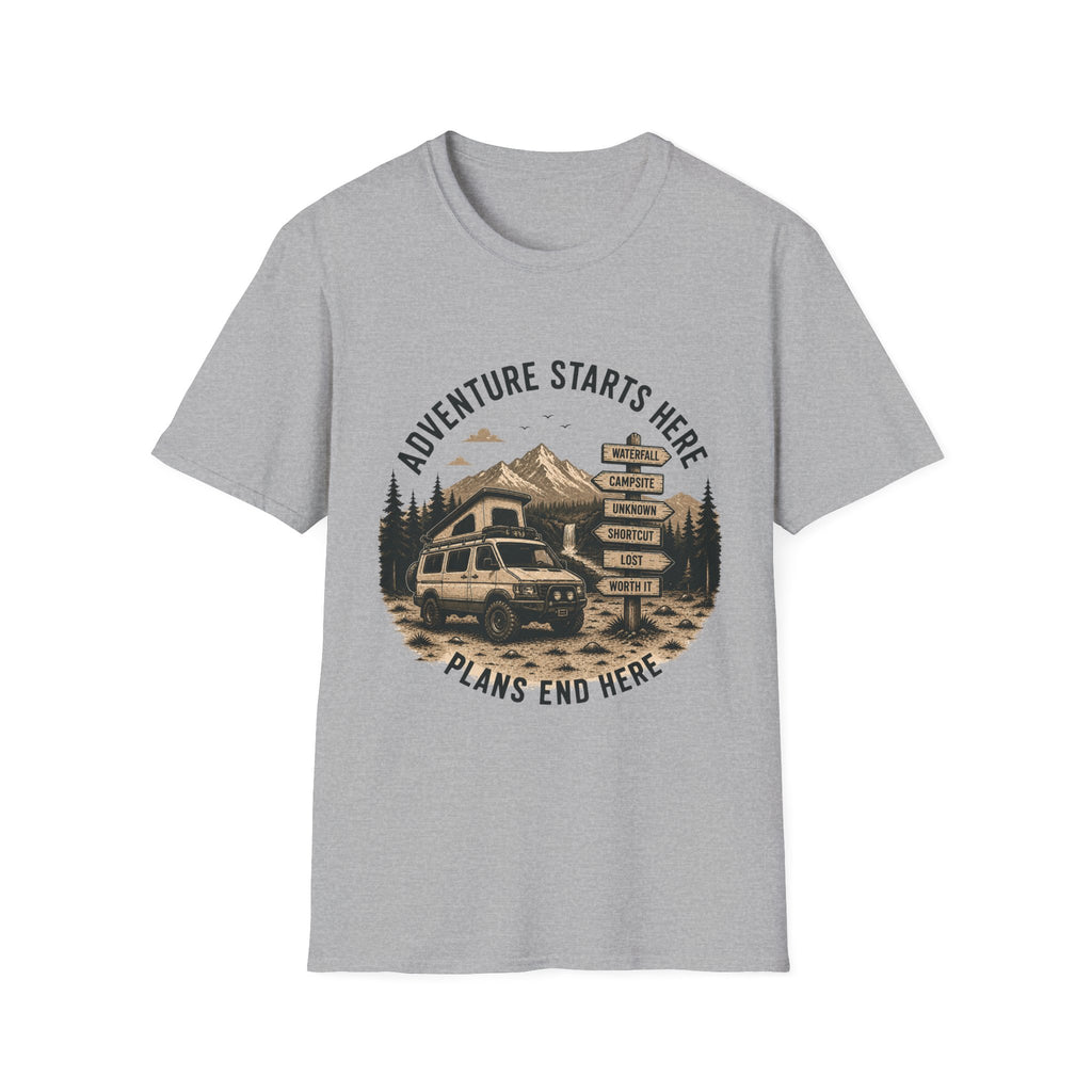 Adventure starts here T-Shirt