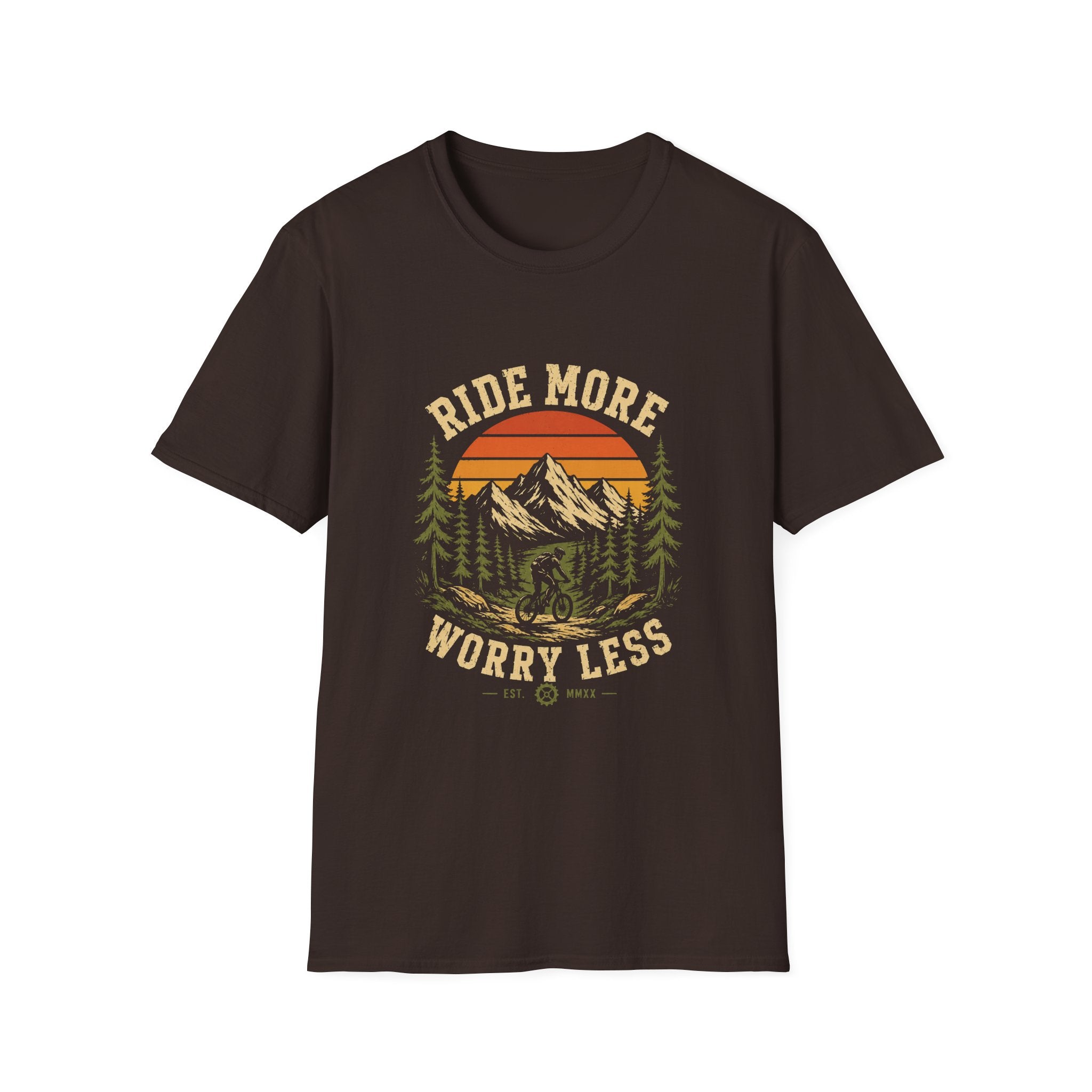 Ride More Worry Less MTB 2 T-Shirt
