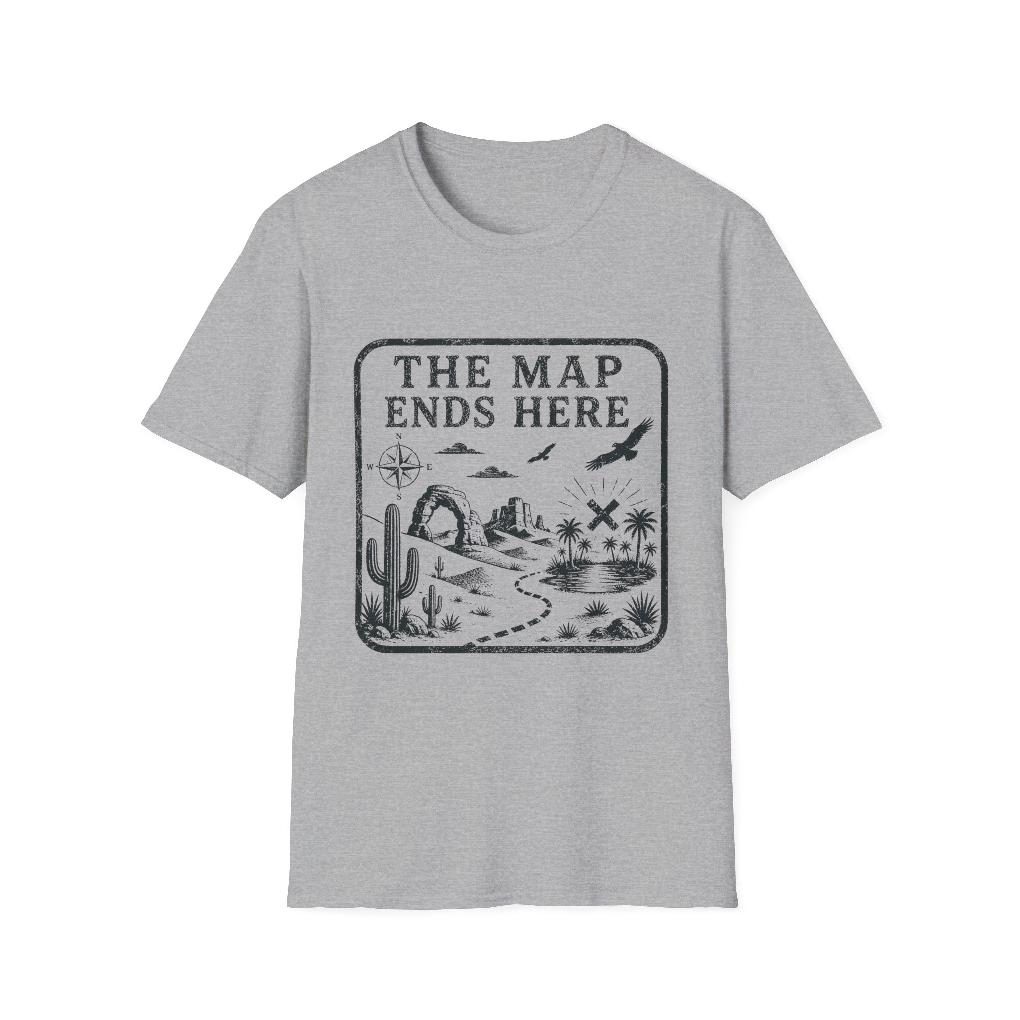 The Map Ends Here Desert Edition T-Shirt