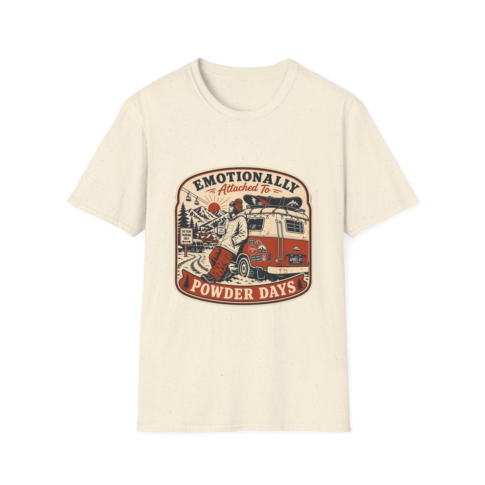 Emotionally attached to powder days T-Shirt