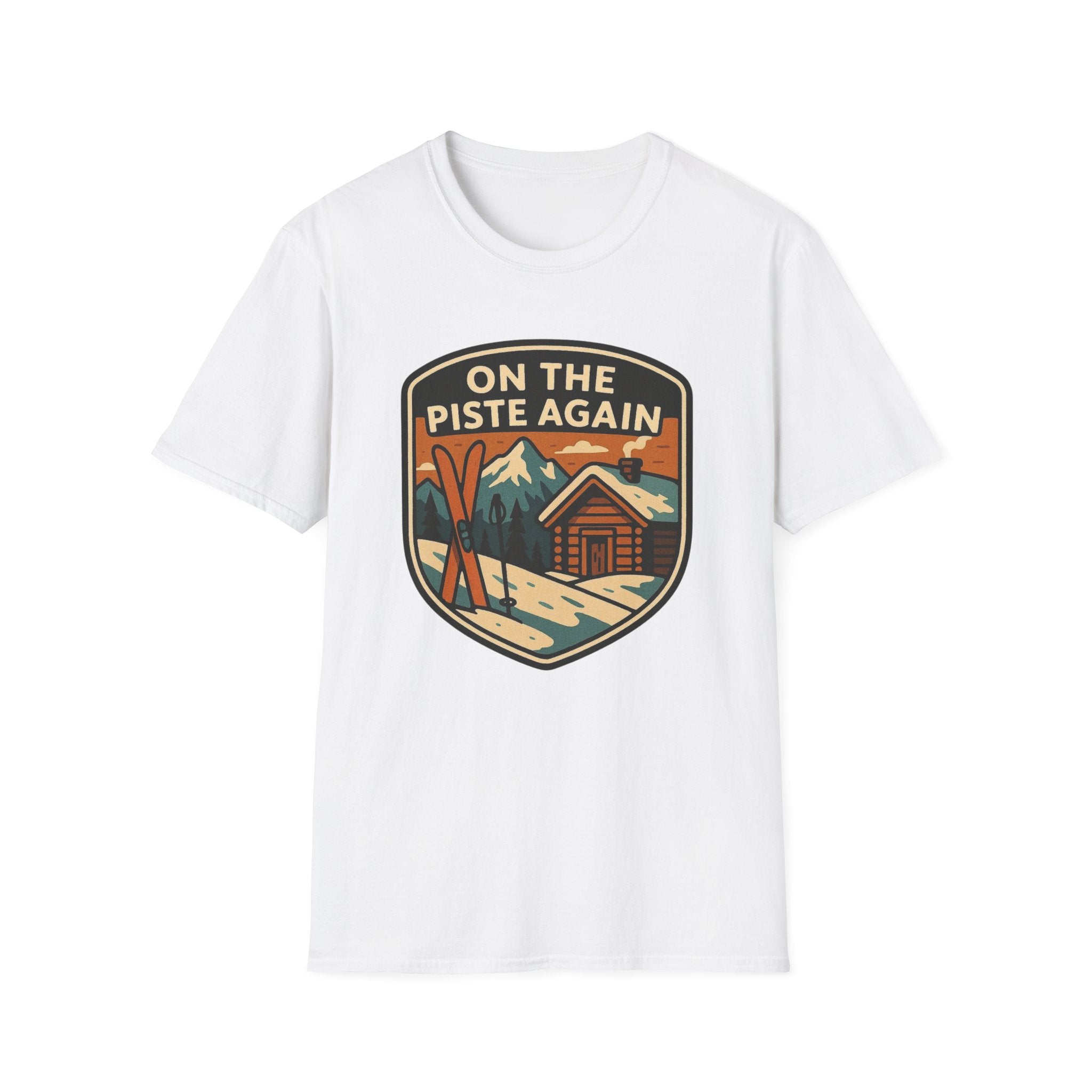 On The Piste Again Skis T-Shirt