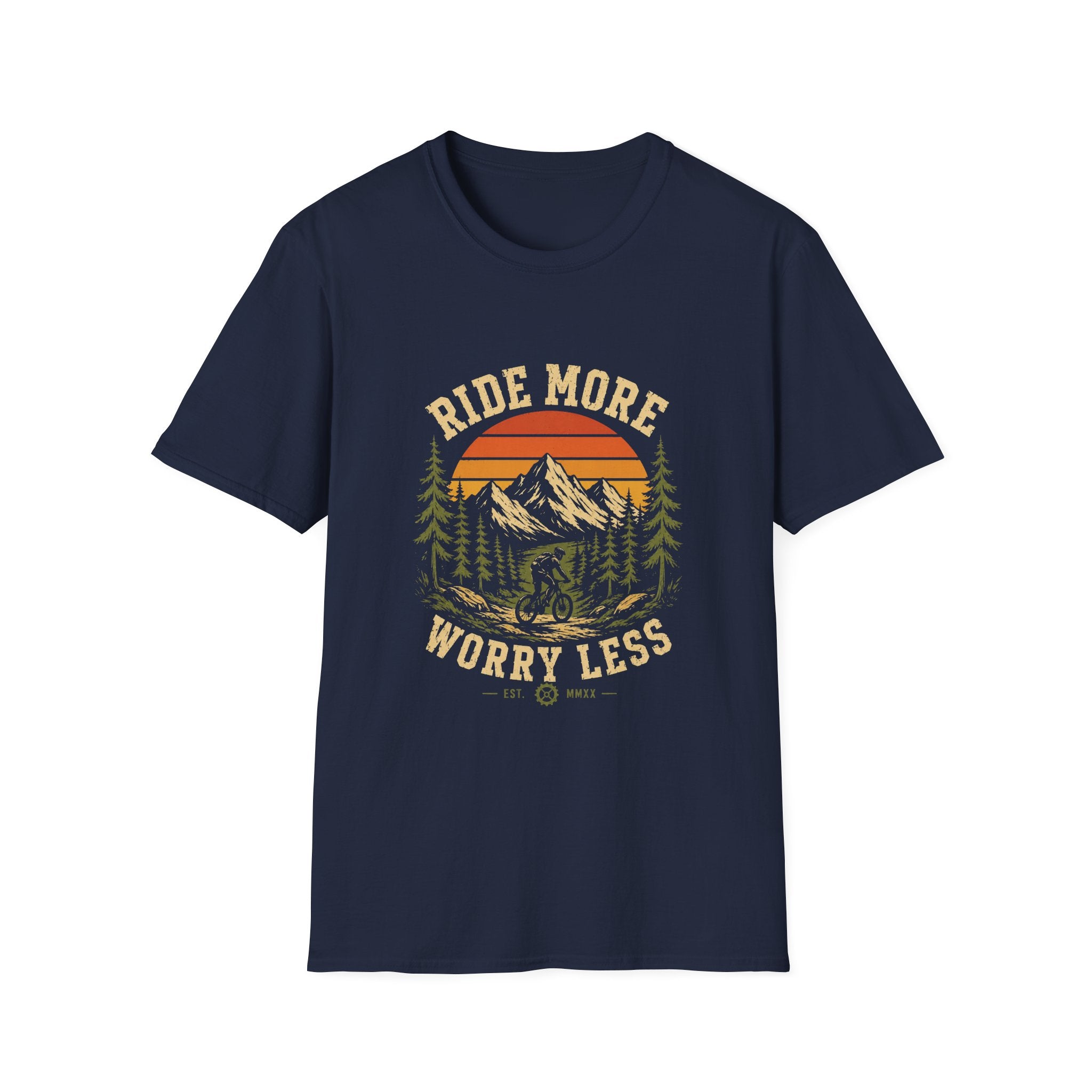 Ride More Worry Less MTB 2 T-Shirt