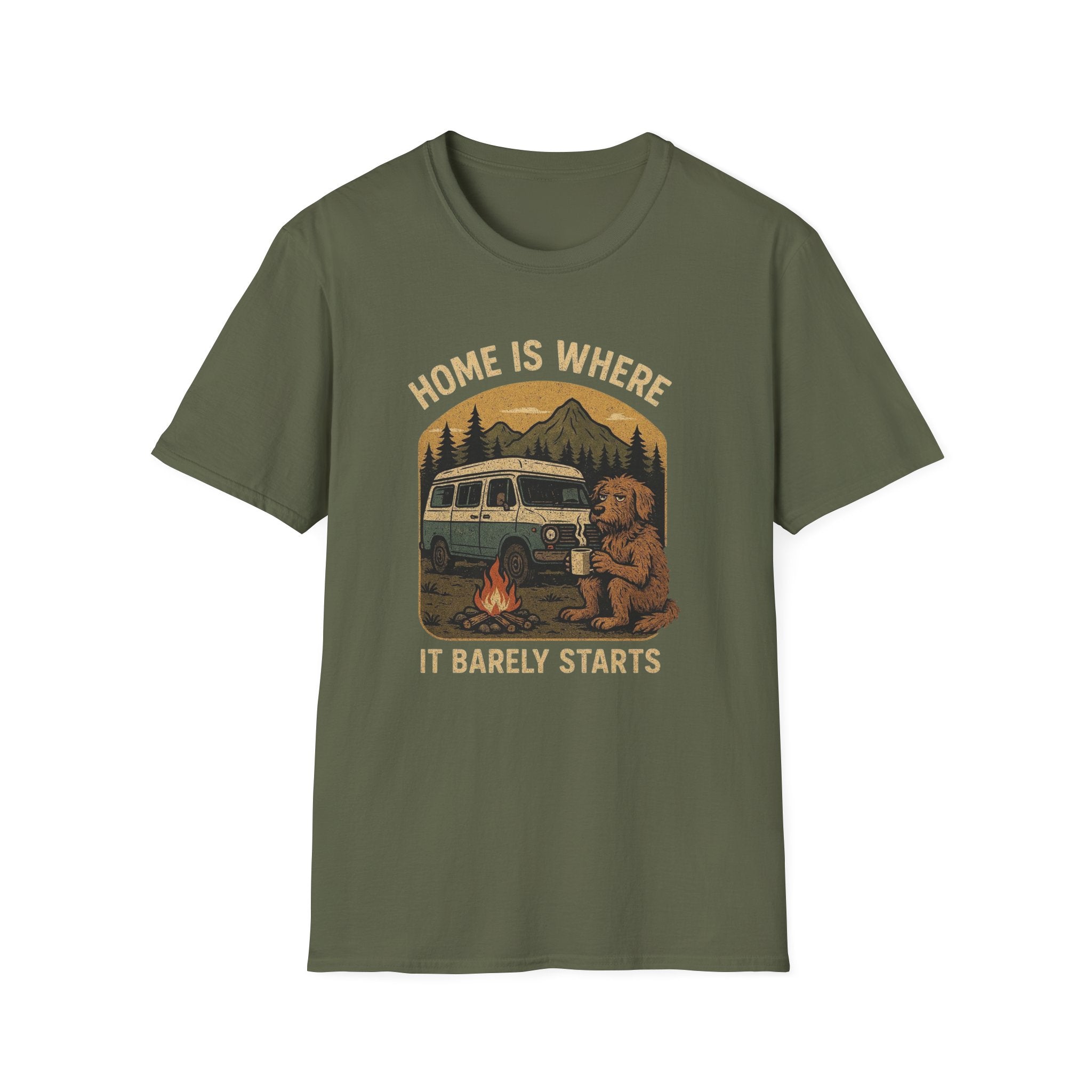 Home is where it barely starts T-Shirt