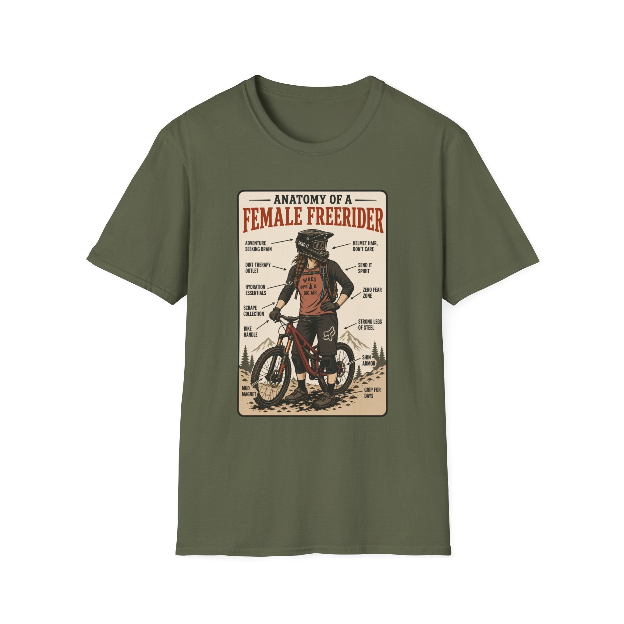 Female Freerider Colour Light T-Shirt