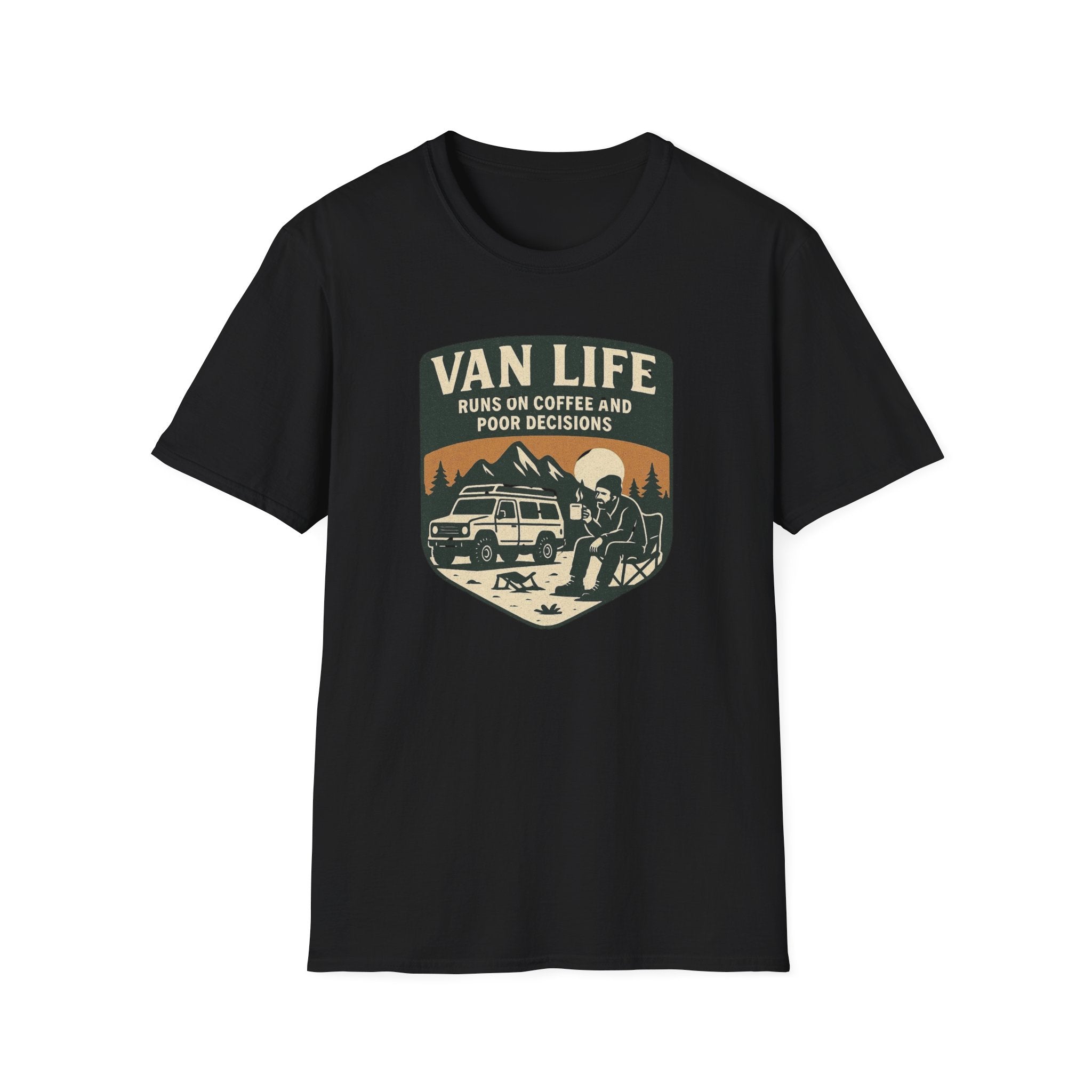 Van Life Runs on Coffee T-Shirt