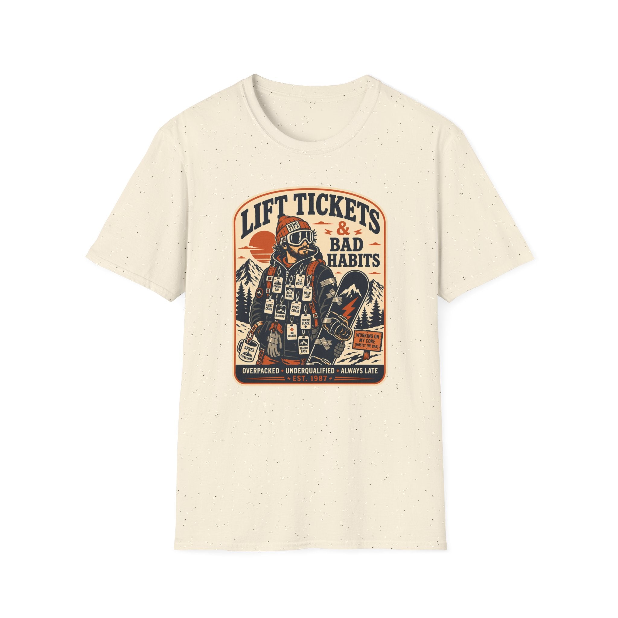 Lift tickets & bad habits T-Shirt