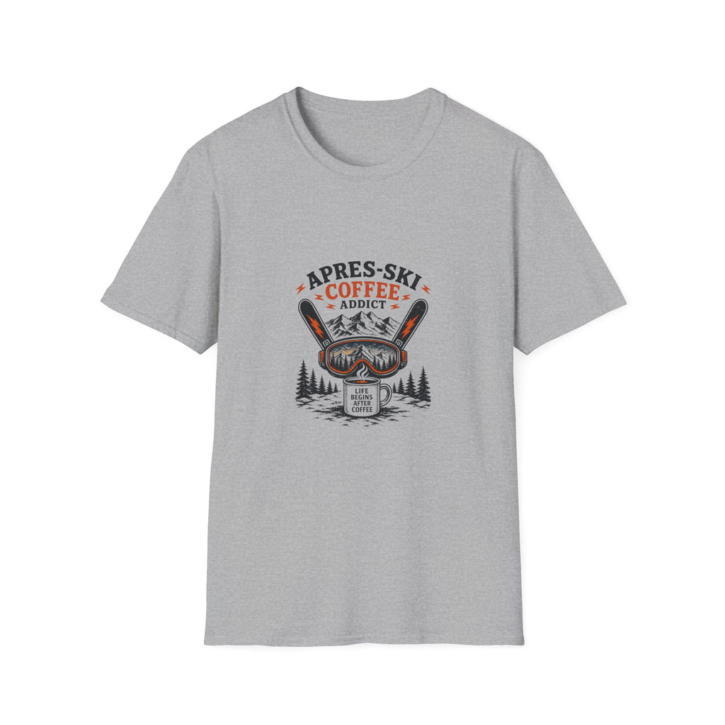 Apres Ski Coffee Addict Goggles T-Shirt