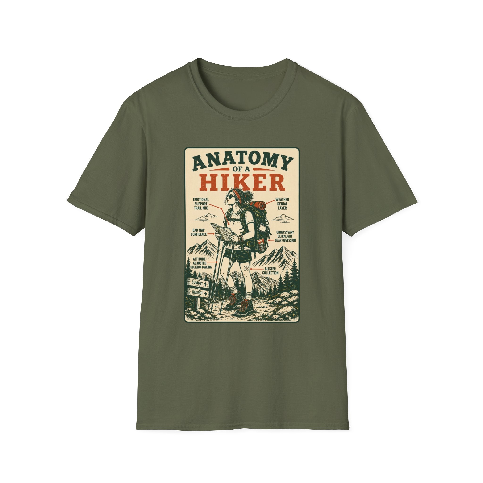 Anatomy of a Hiker T-Shirt