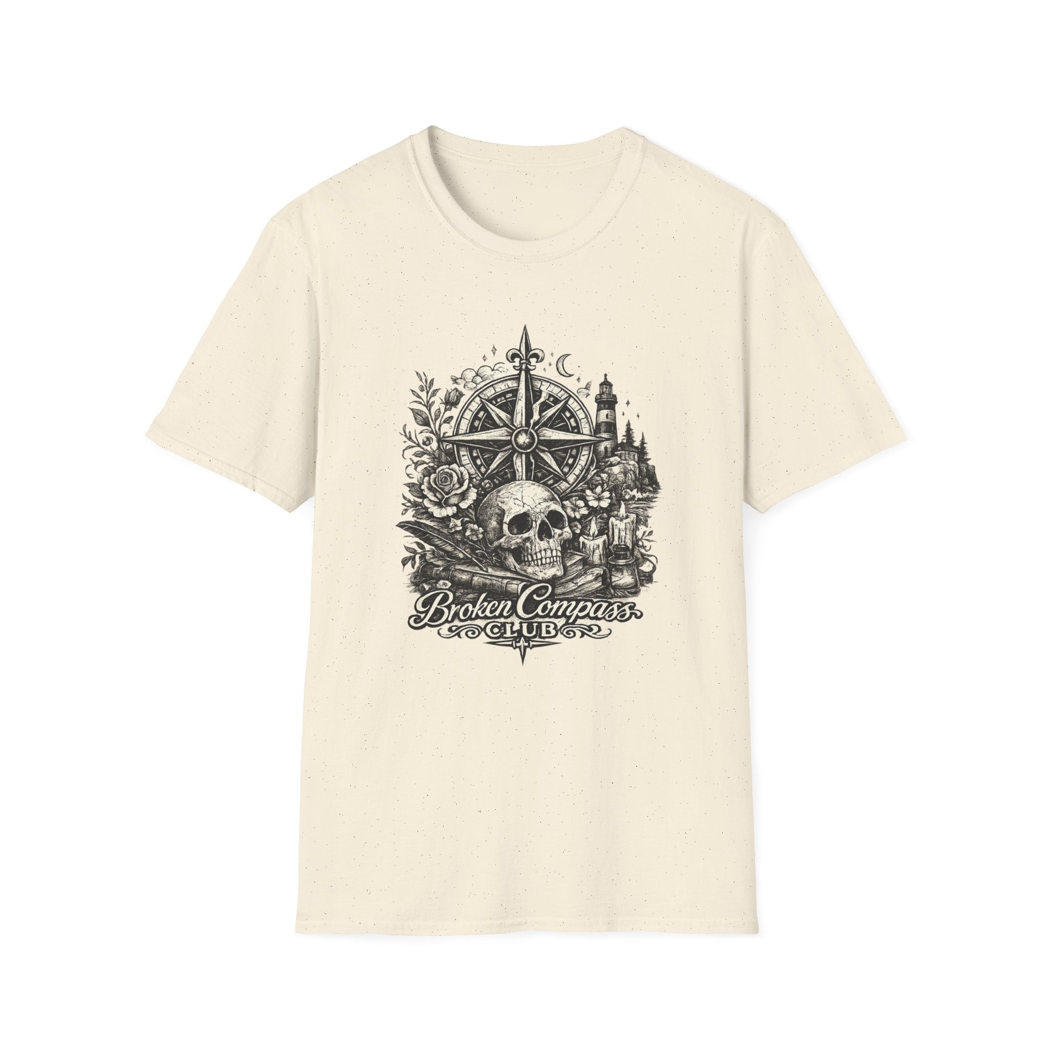 Broken Compass Club Traditional Tattoo T-Shirt