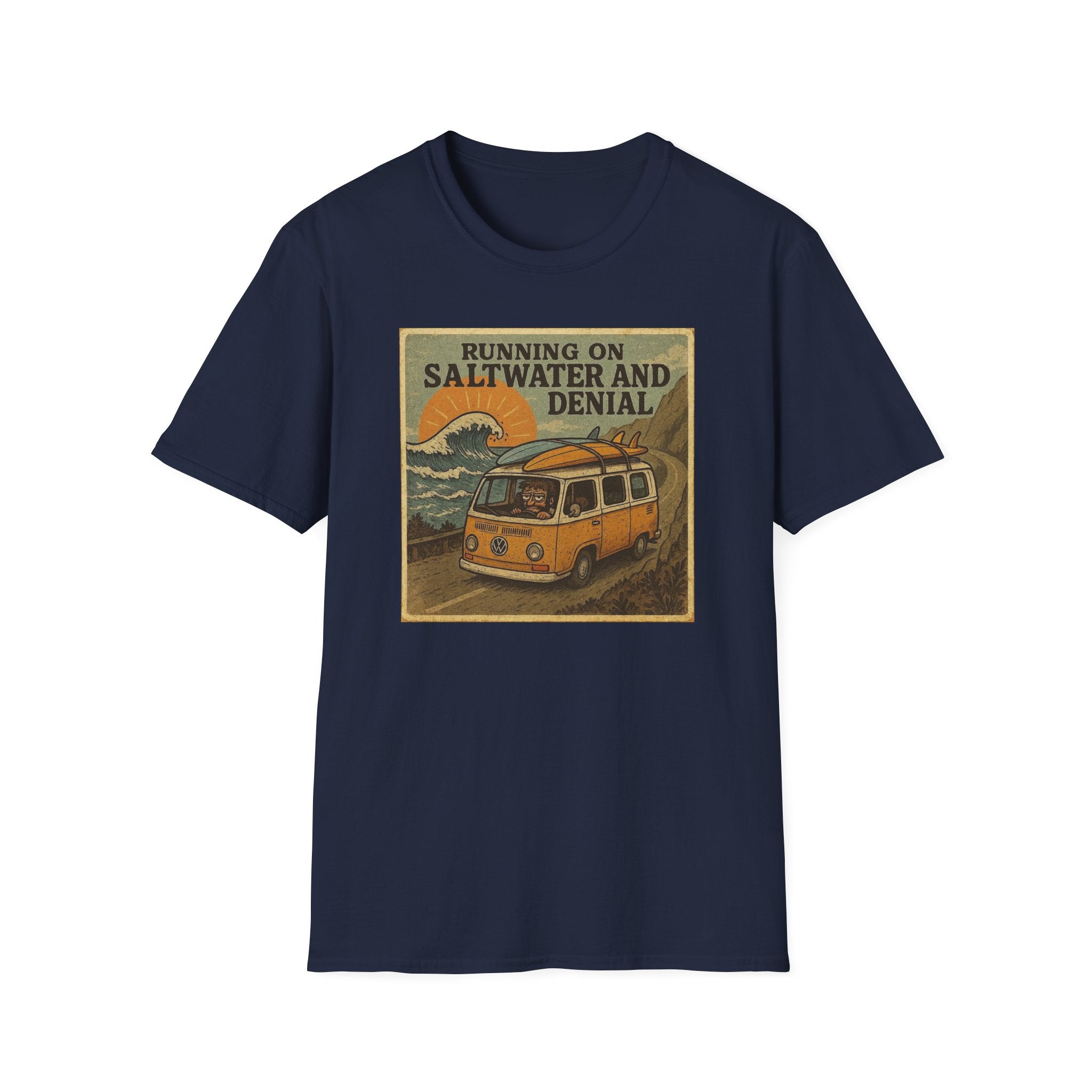 Running on Saltwater and Denial T-Shirt