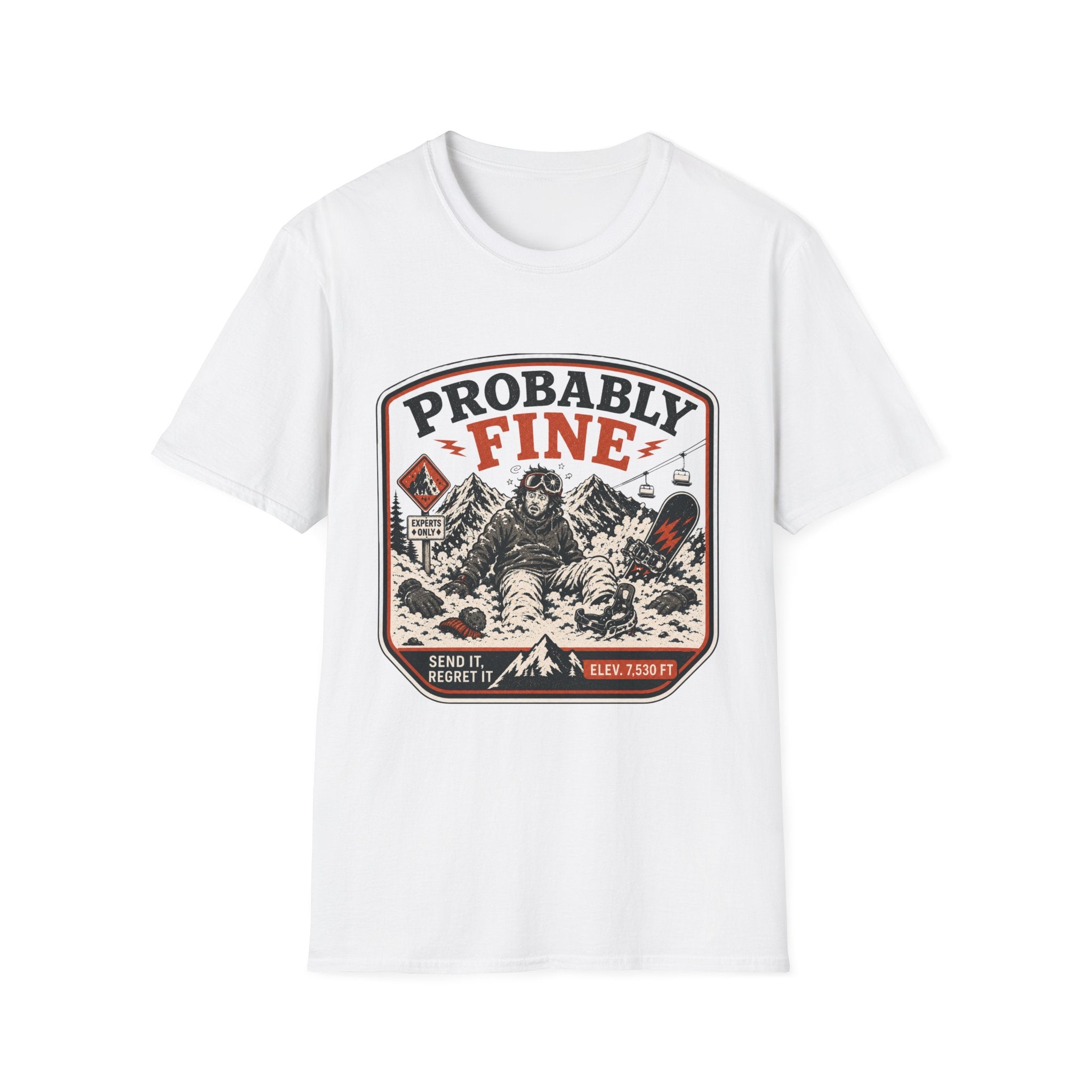 Probably Fine Snowboard Tee
