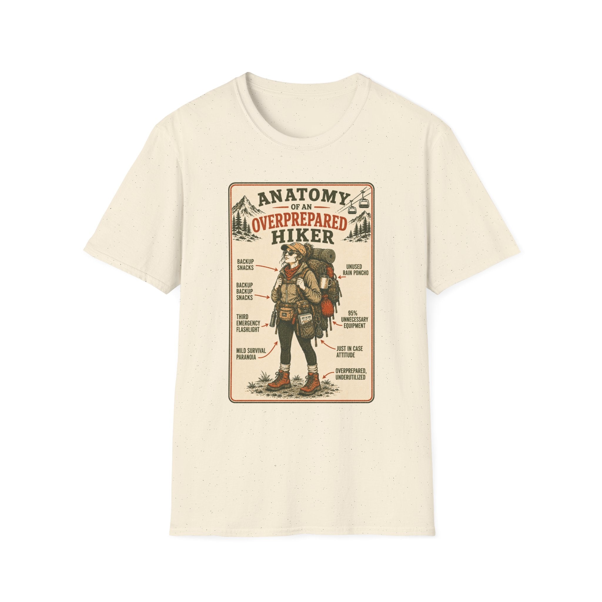 Anatomy of an Overprepared HIker T-Shirt