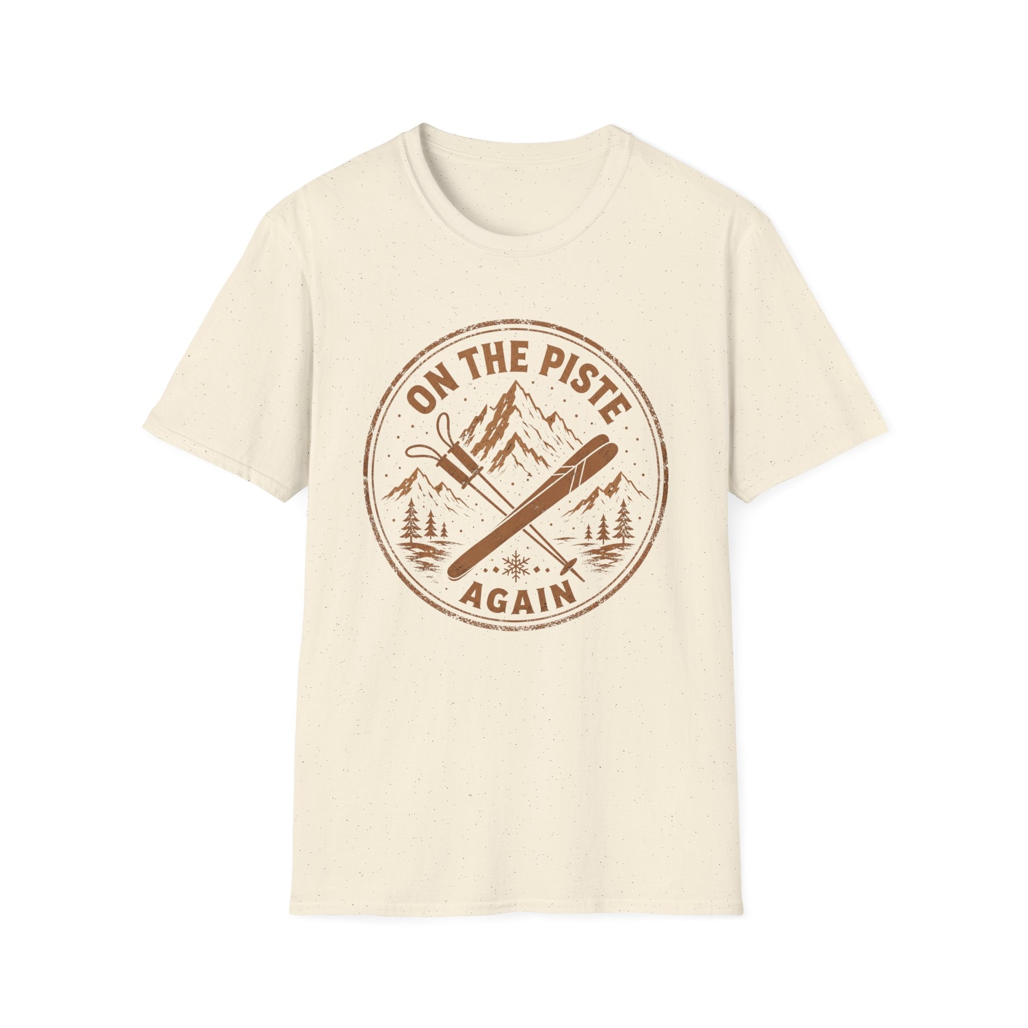 On The Piste Again Brown T-Shirt