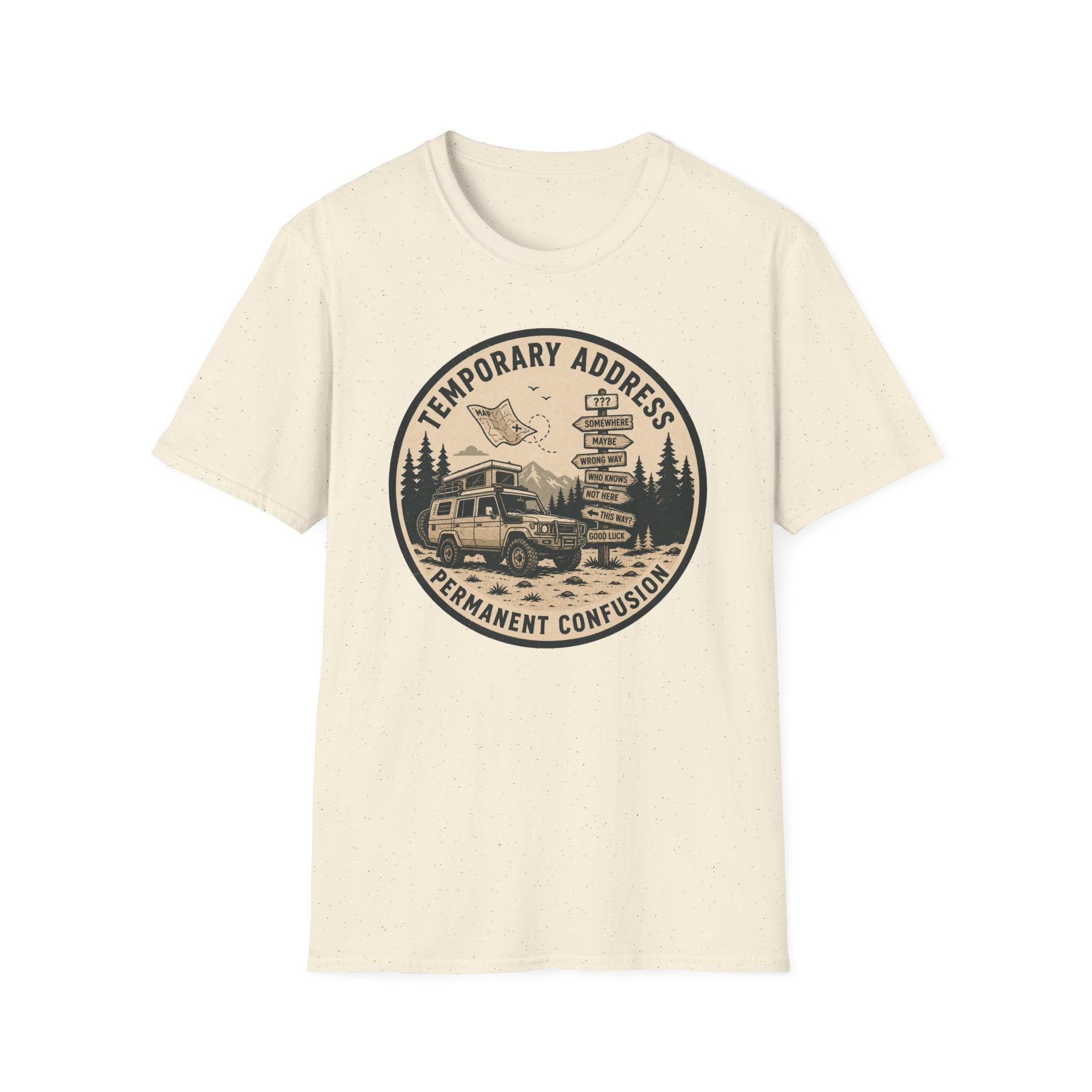 Temporary address Permanent confusion T-Shirt