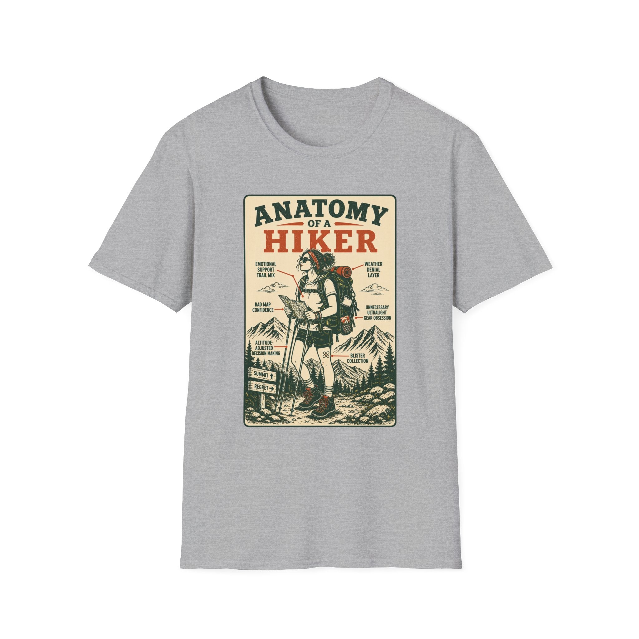 Anatomy of a Hiker T-Shirt