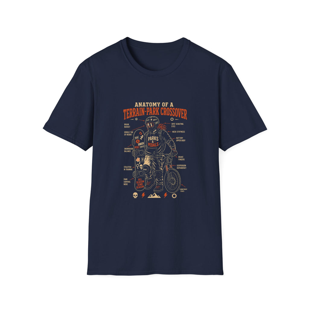 Anatomy of a Terrain Park Crossover T-Shirt