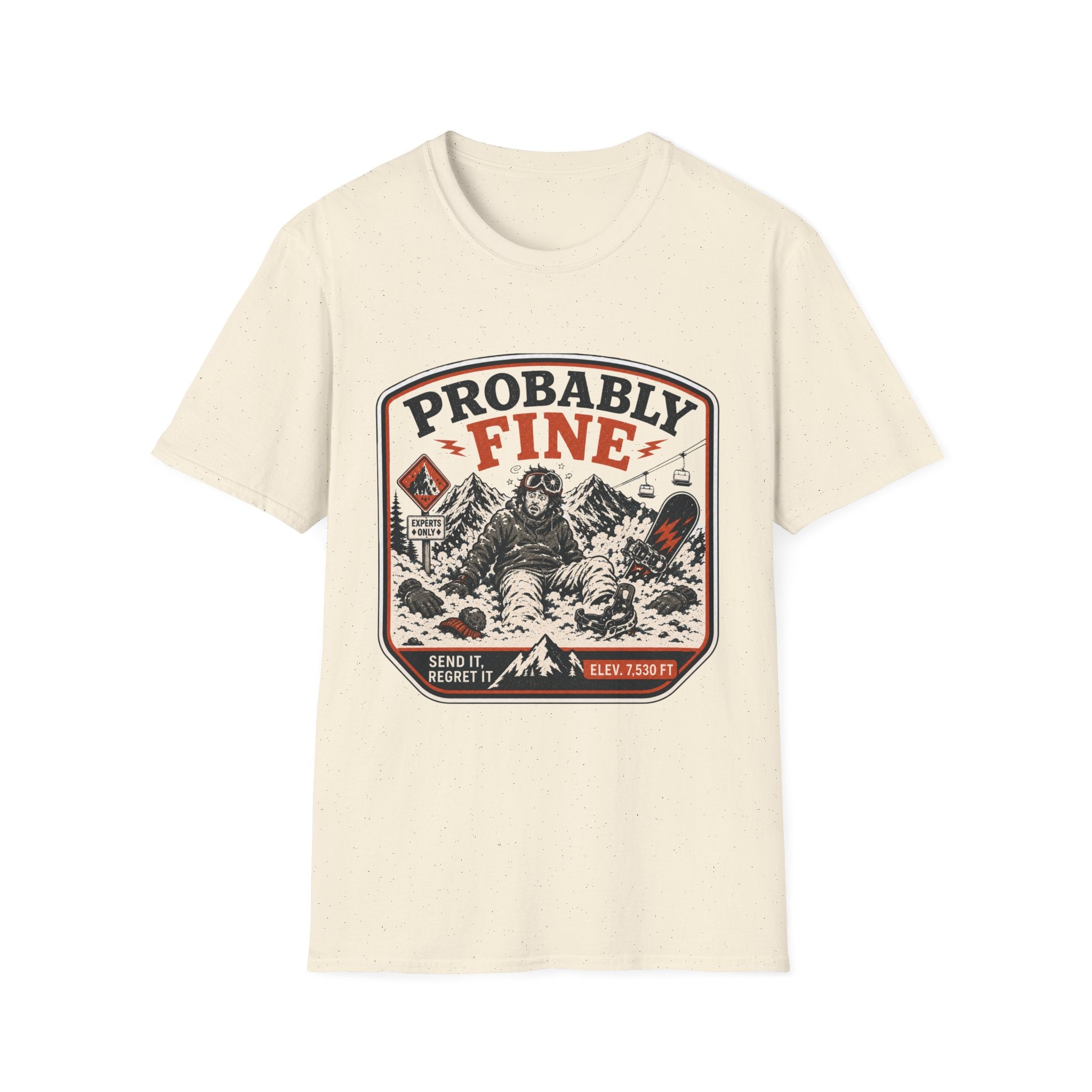 Probably Fine Snowboard Tee