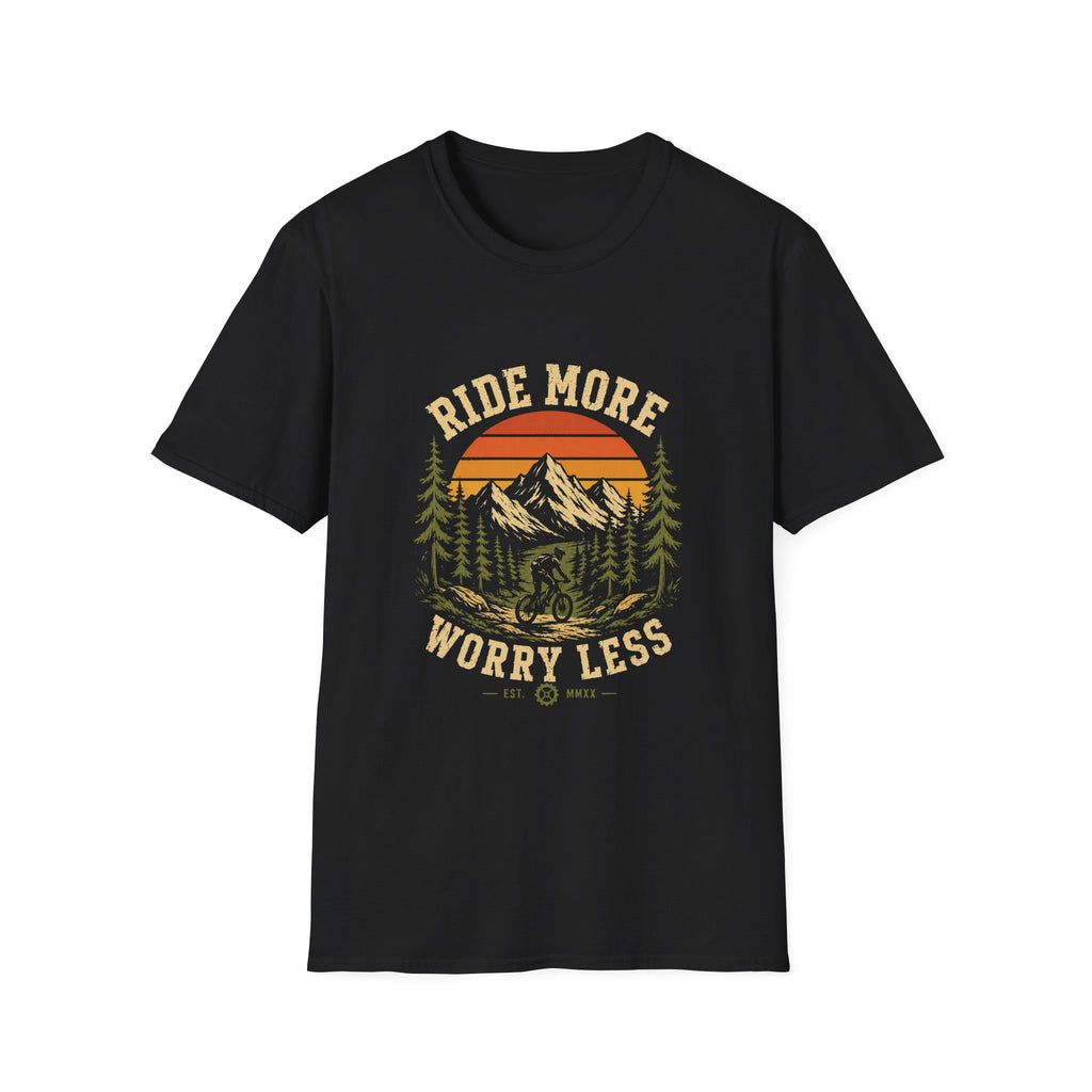 Ride More Worry Less MTB 2 T-Shirt