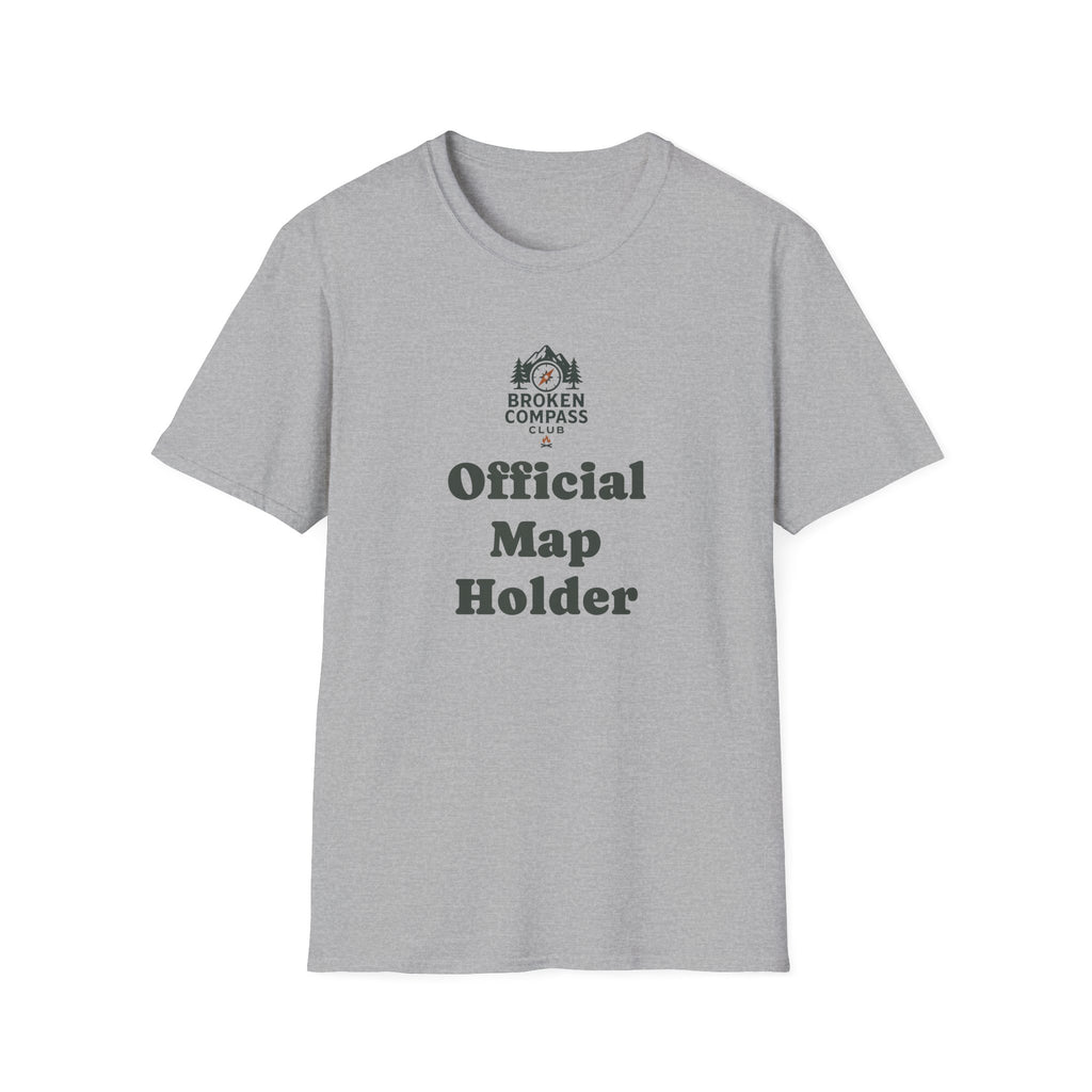 Official Map Holder Adult T-Shirt | Family Adventure Tee