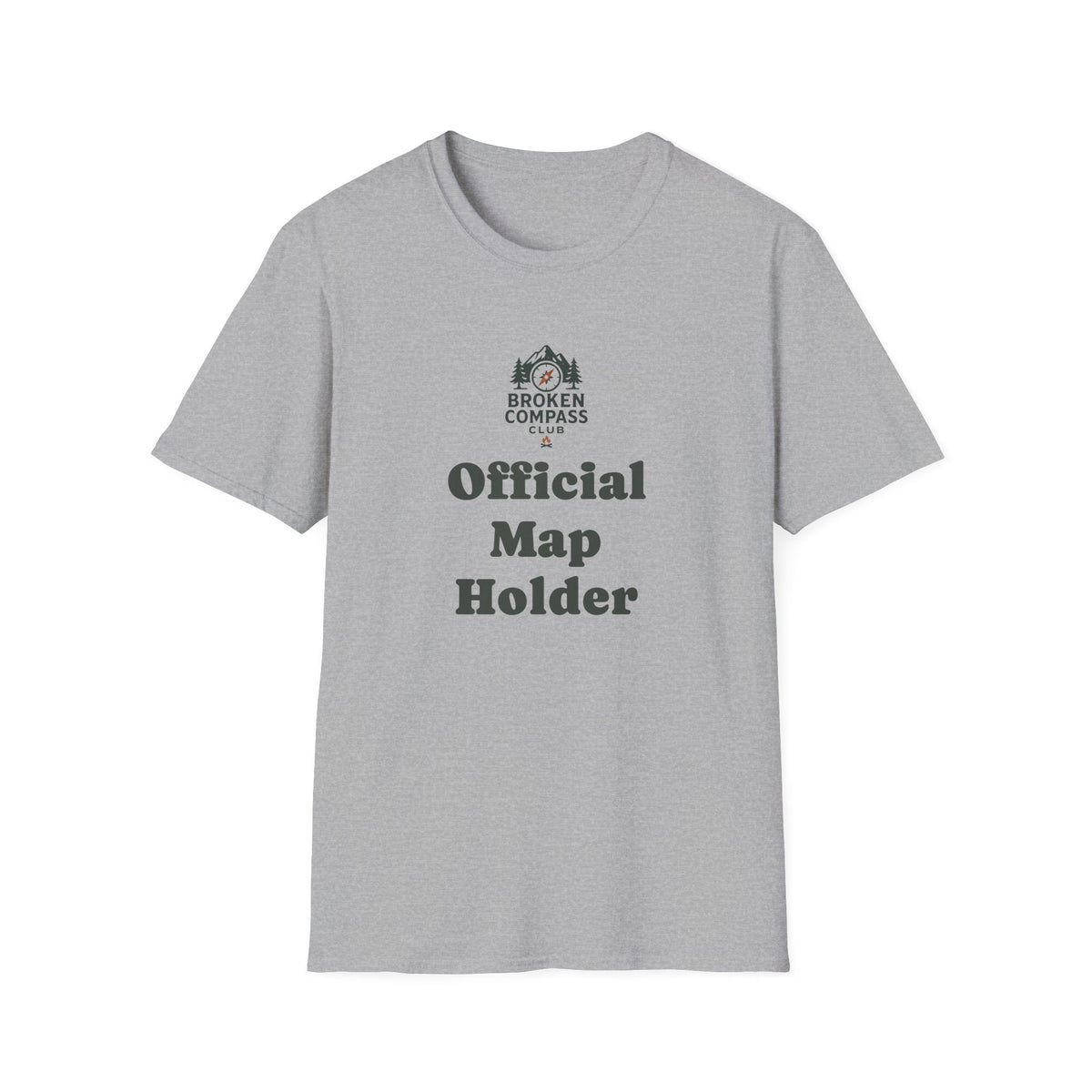 Official Map Holder Adult T-Shirt | Family Adventure Tee