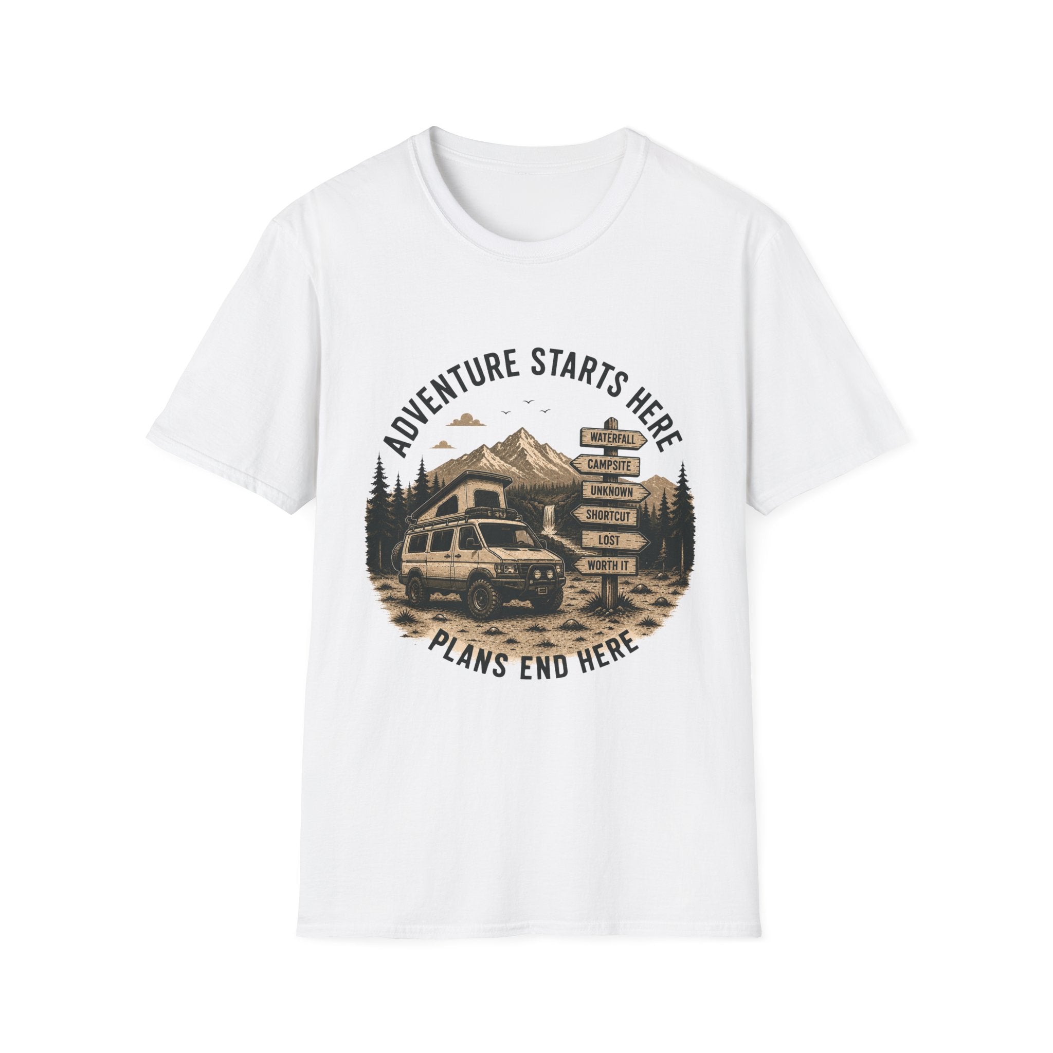 Adventure starts here T-Shirt