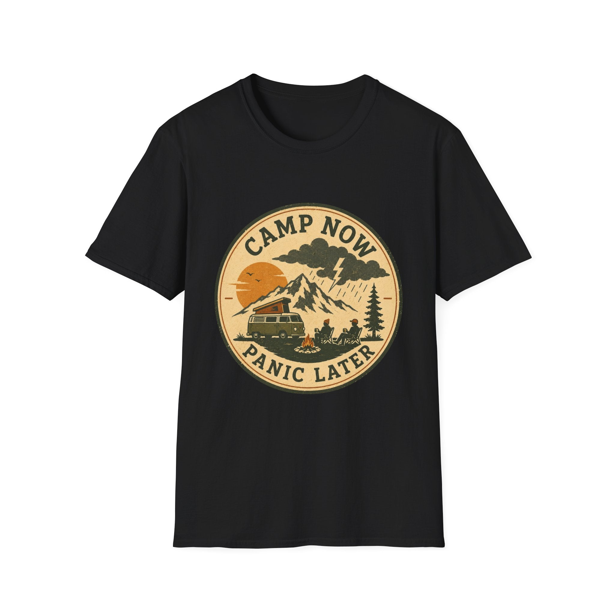Camp Now Panic LaterT-Shirt
