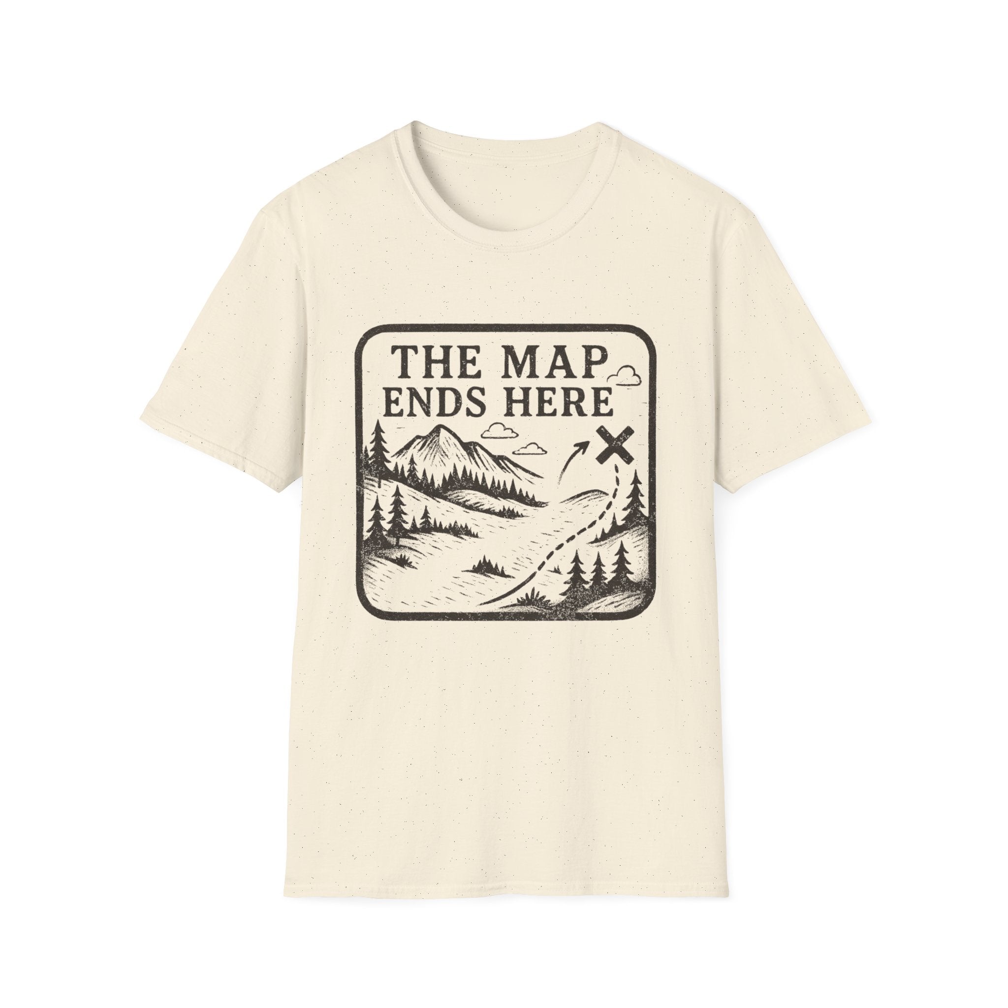 The map ends here T-Shirt