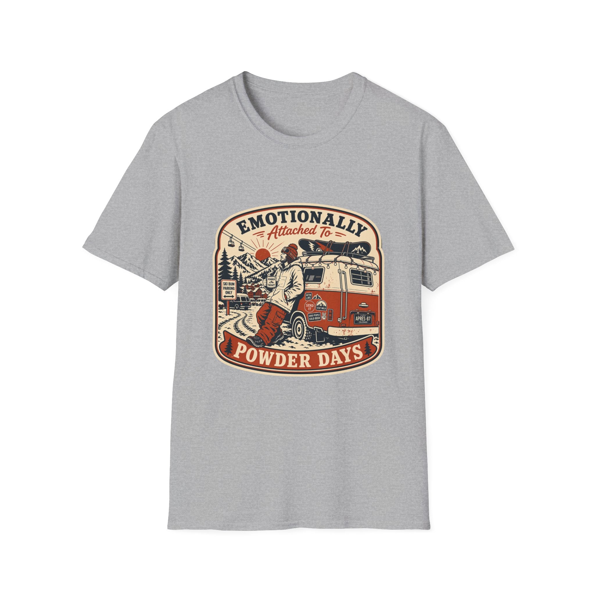 Emotionally attached to powder days T-Shirt