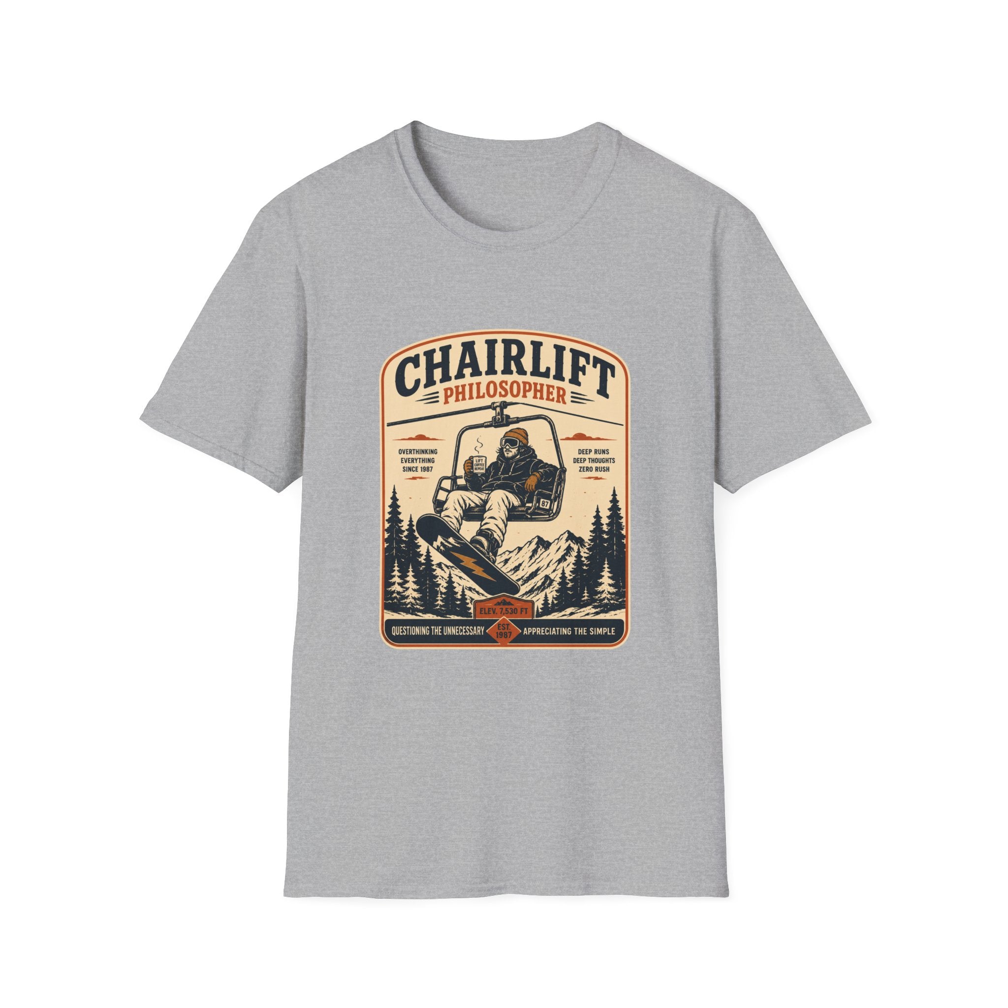 Chairlift Philosopher T-Shirt