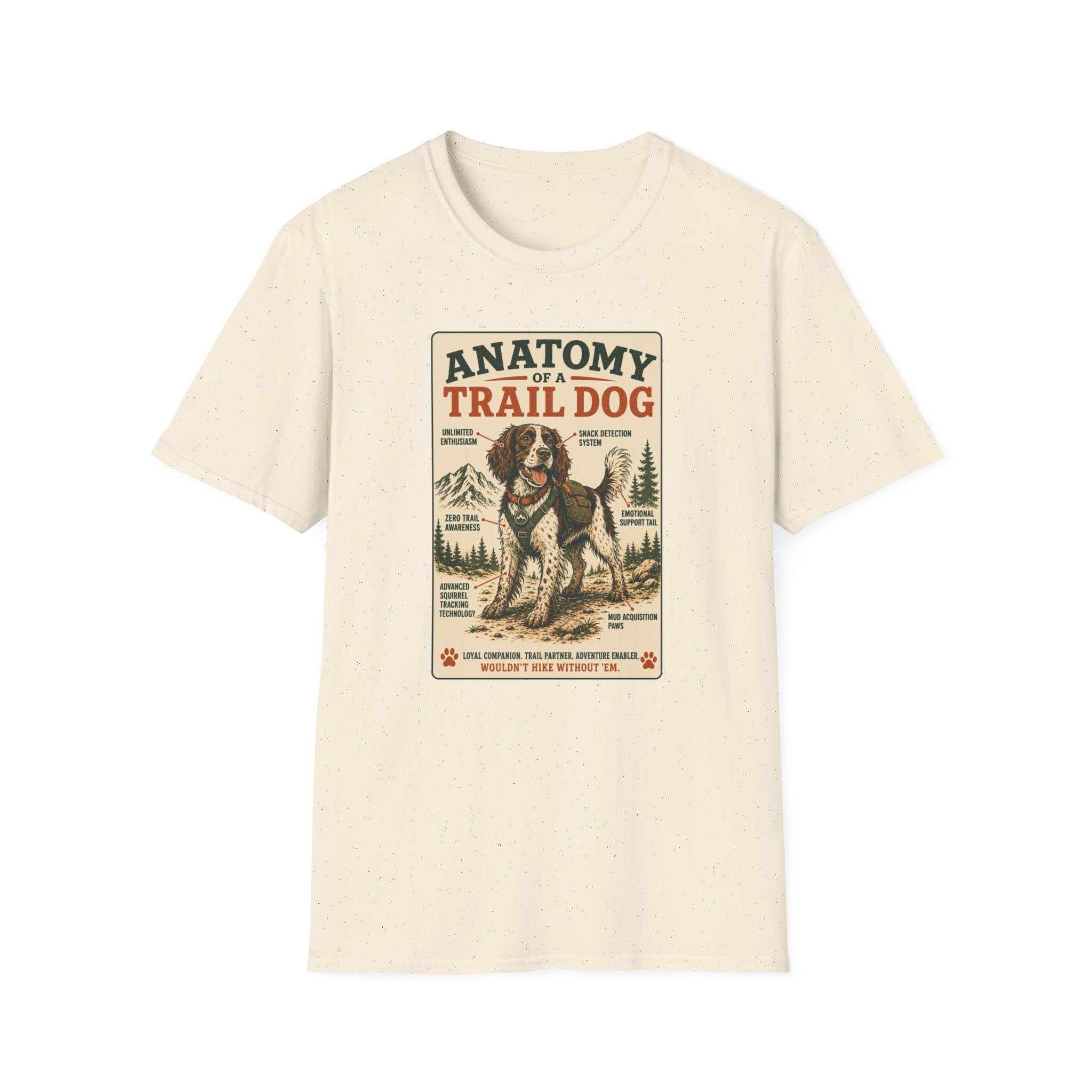 Anatomy of a Trail Dog Springer Spaniel T-Shirt