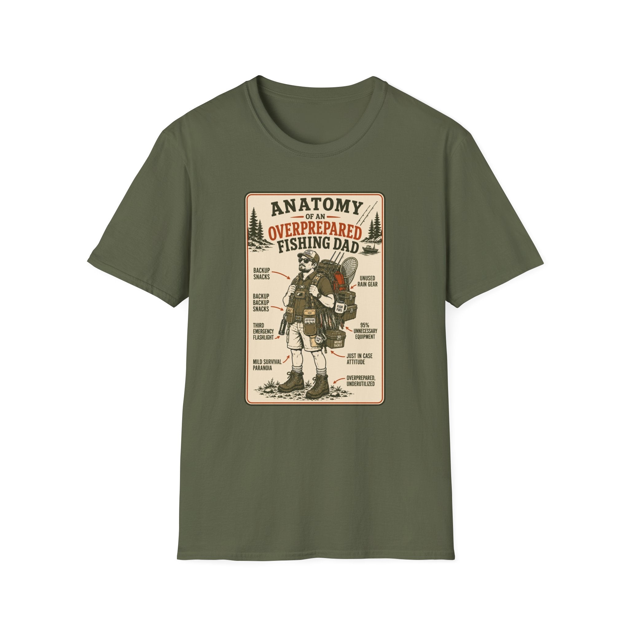 Overprepared Fishing Dad T-Shirt