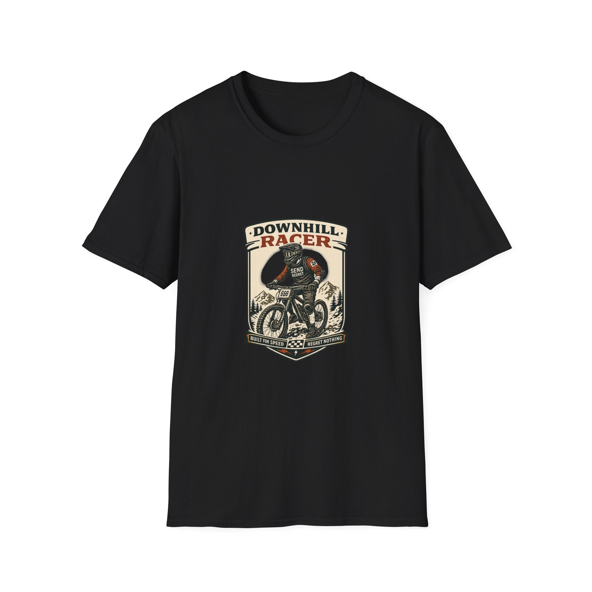 Downhill Racer Badge T-Shirt