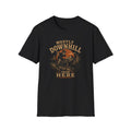 Mostly Downhill From Here – Vintage Skeleton MTB Graphic Tee
