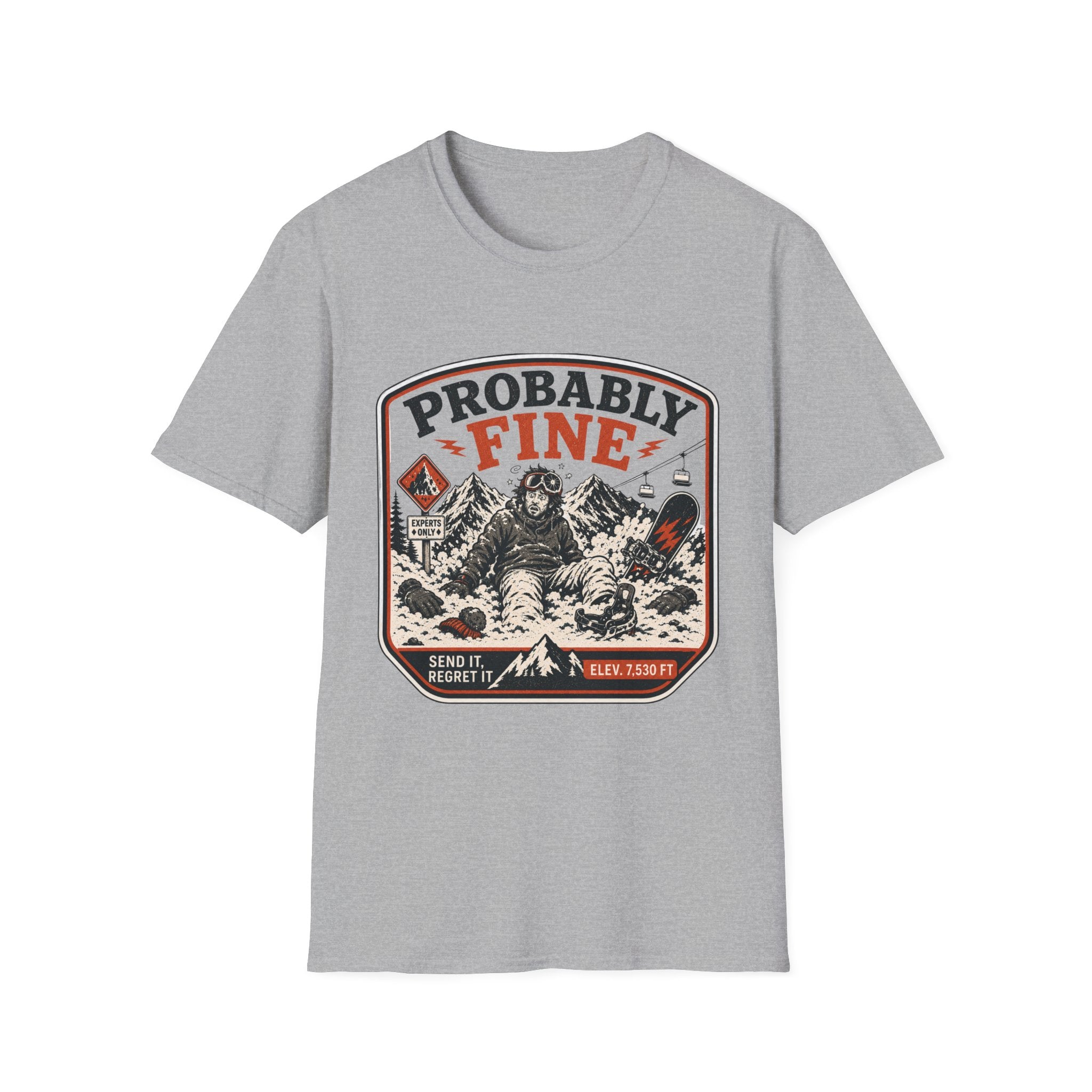 Probably Fine Snowboard Tee