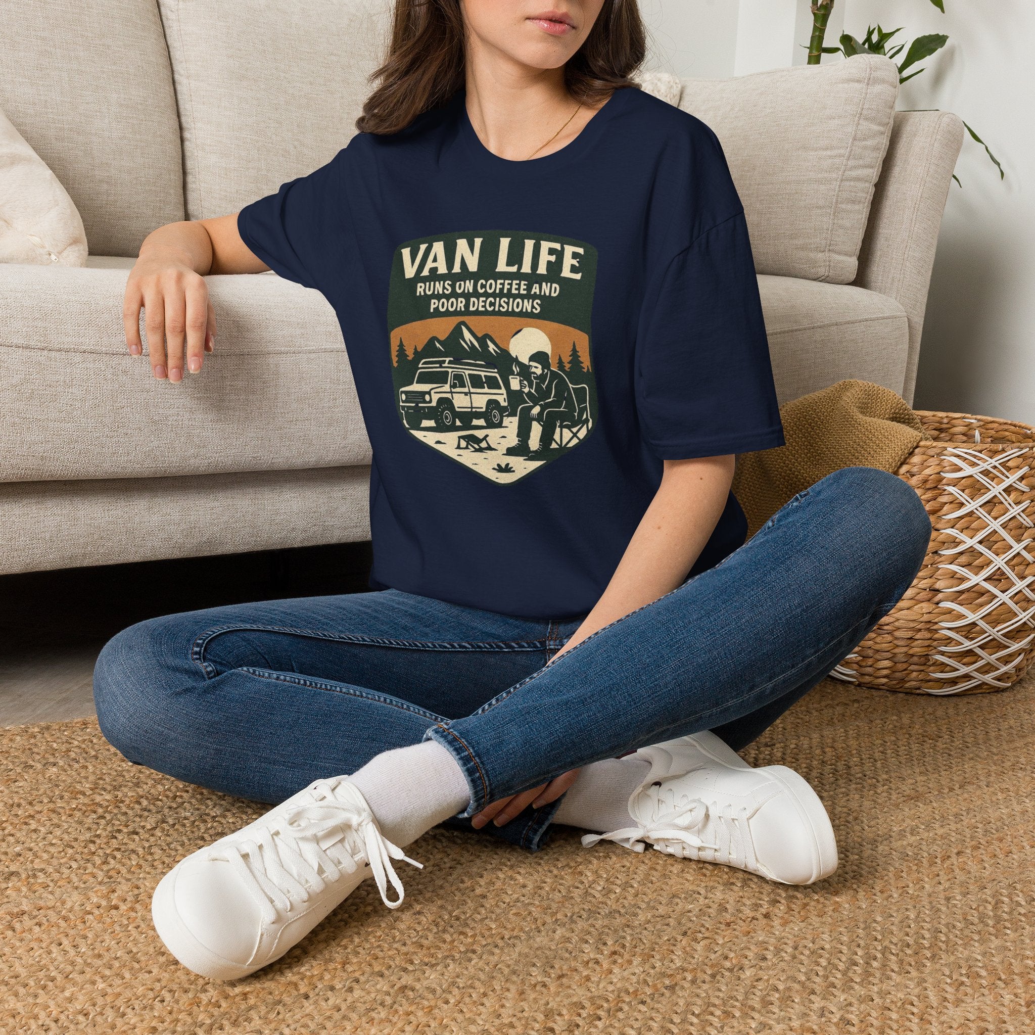 Van Life Runs on Coffee T-Shirt
