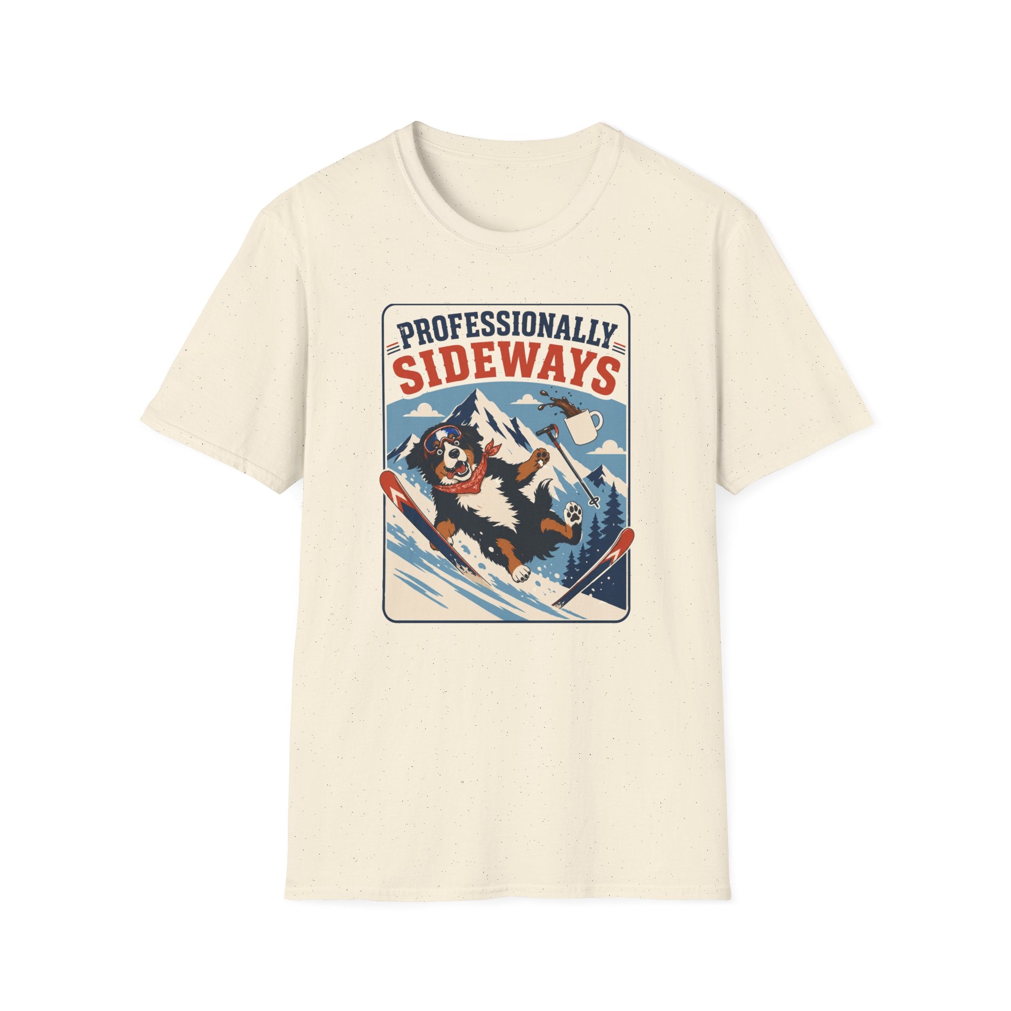 Professionally Sideways Dog T-Shirt