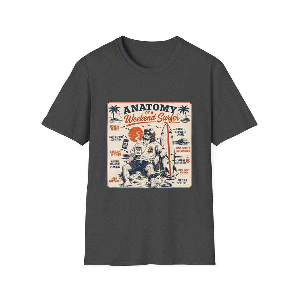 Anatomy of a Weekend Surfer T-Shirt