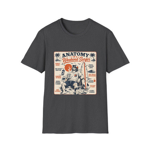 Anatomy of a Weekend Surfer T-Shirt
