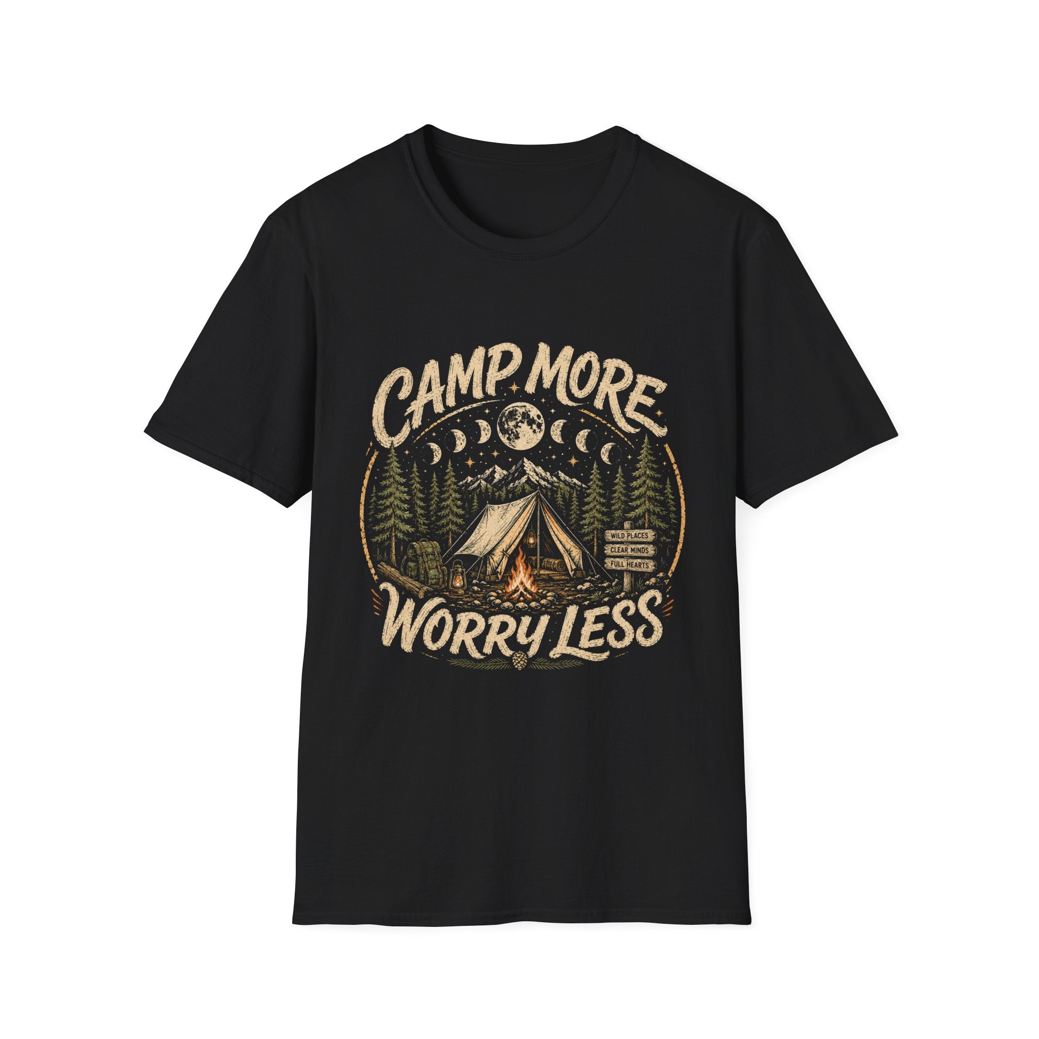 Camp More Worry Less T-Shirt