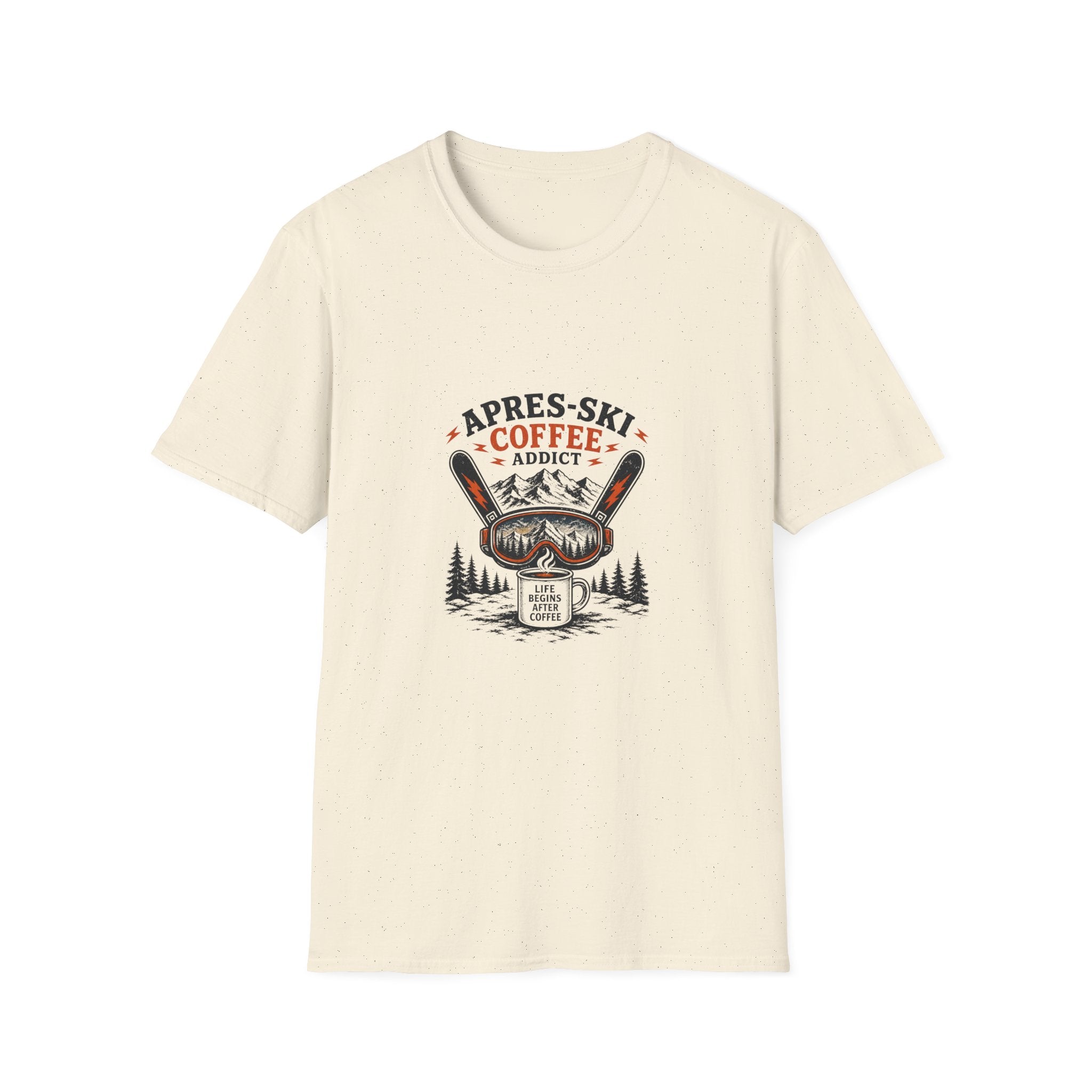 Apres Ski Coffee Addict Goggles T-Shirt