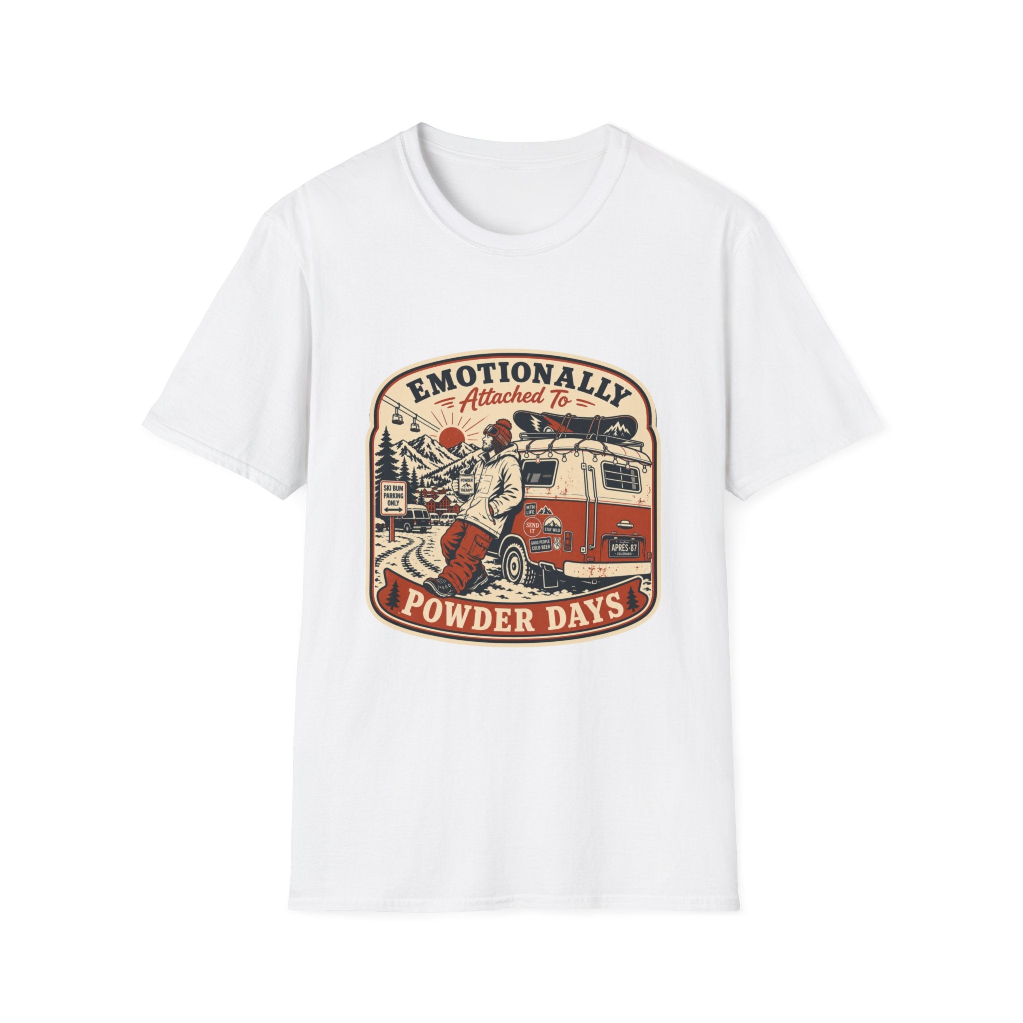 Emotionally attached to powder days T-Shirt