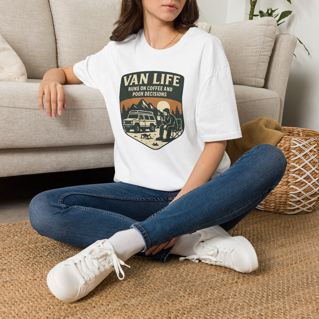 Van Life Runs on Coffee T-Shirt